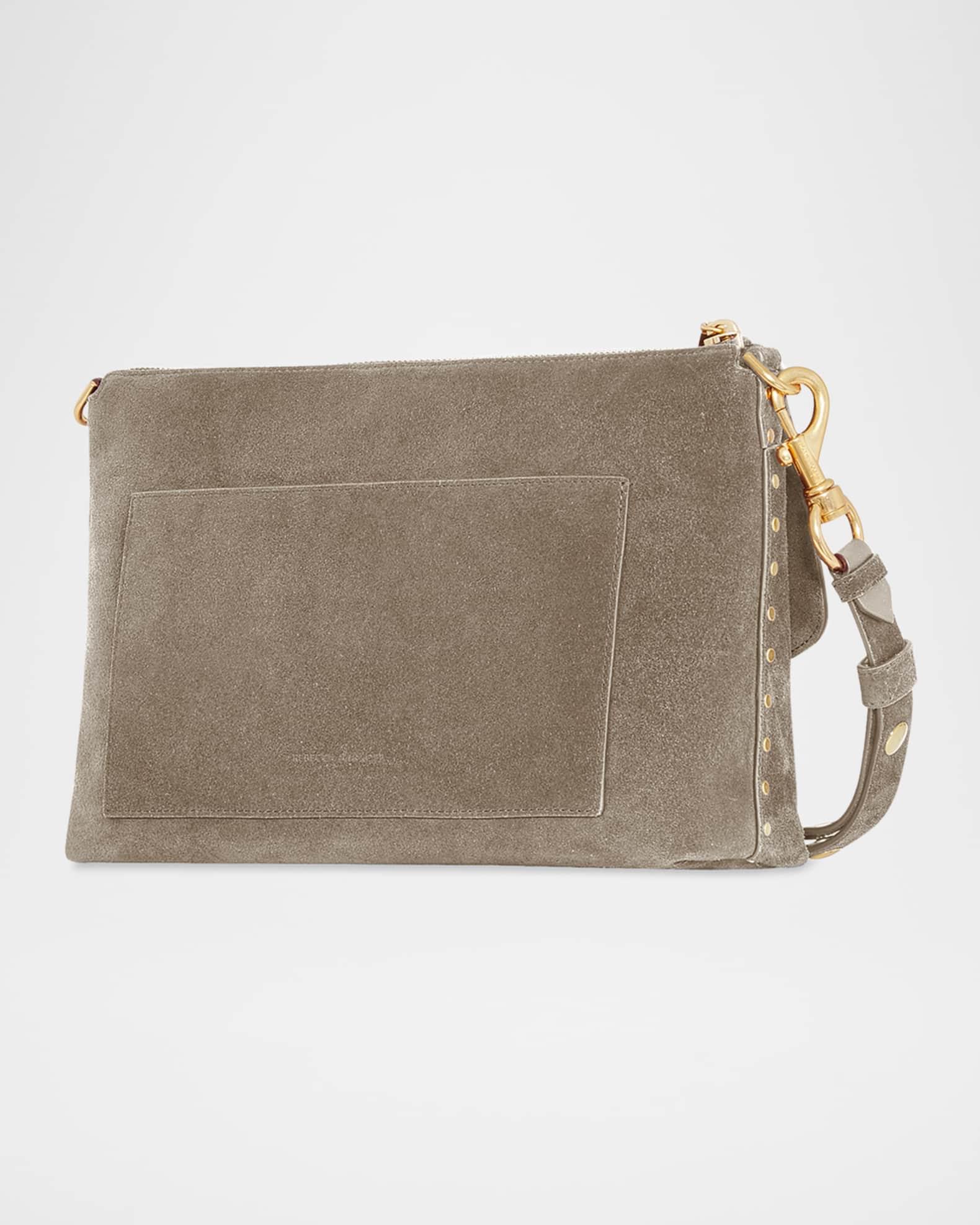 Darren Zip Suede Shoulder Bag Product Image
