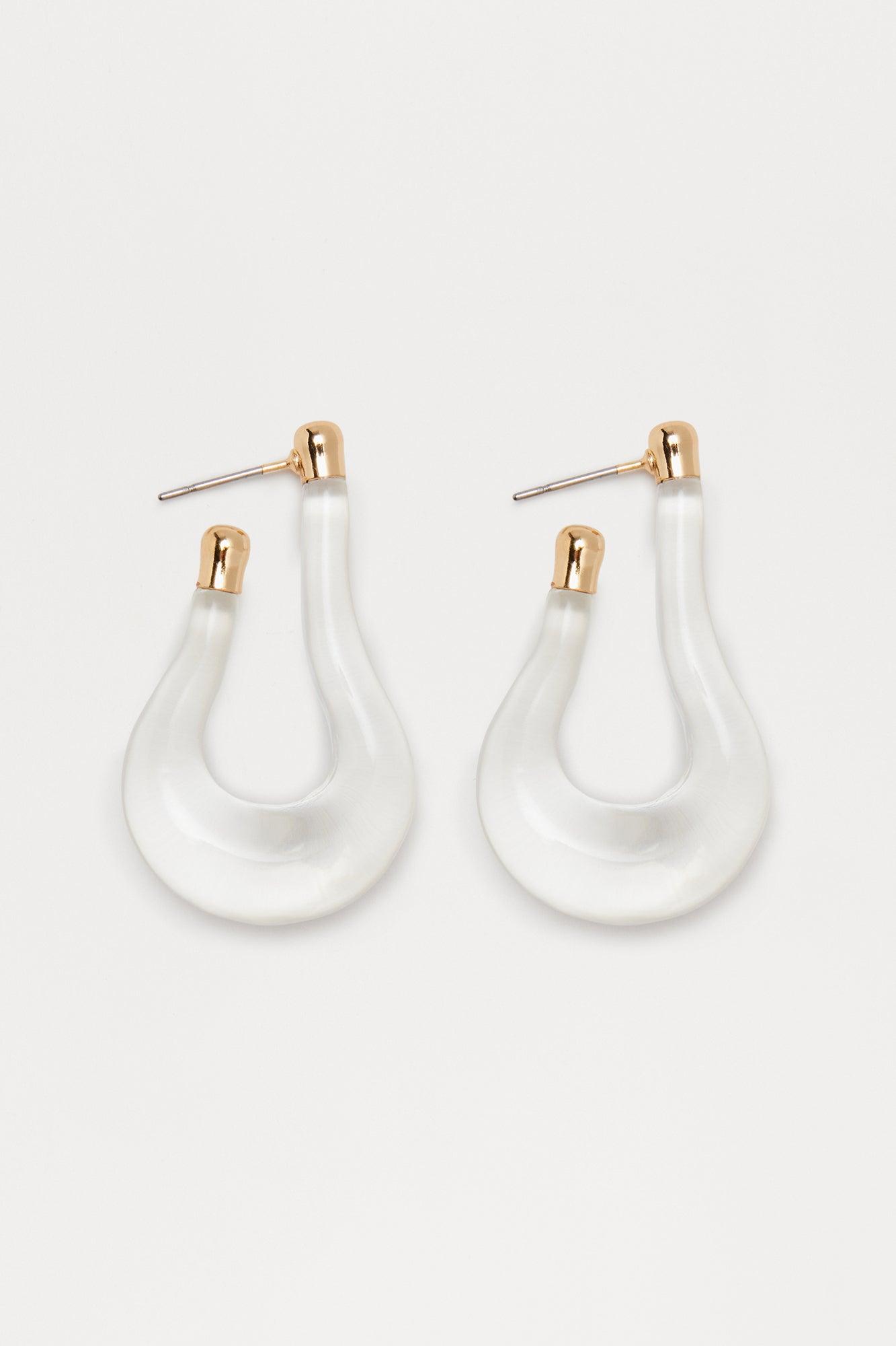 Oceanside Cove Drop Earrings - Clear Female Product Image
