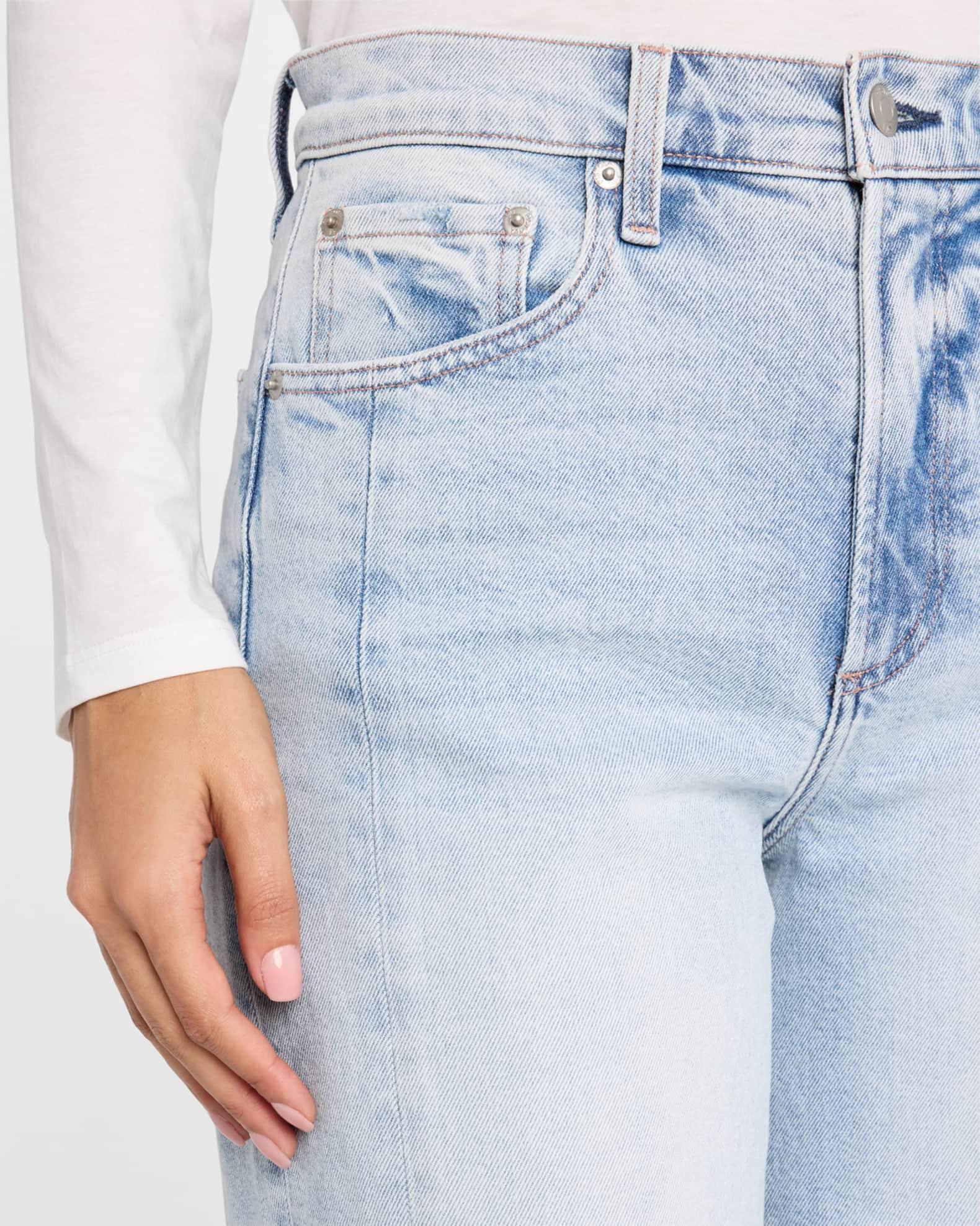 Eli High-Rise Arched-Leg Jeans Product Image