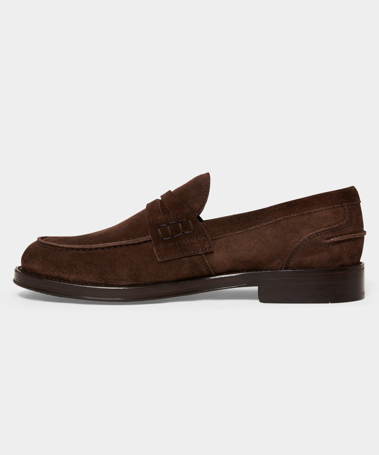 Italian Suede Penny Loafer Product Image