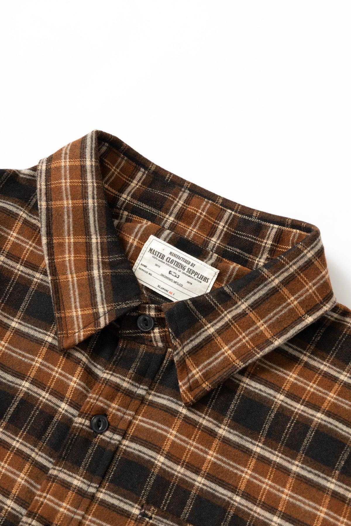 Okonkwo MFG - Plaid Shirt - Brown Product Image
