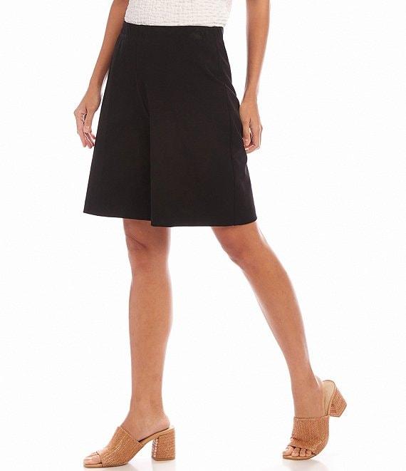 Karen Kane Double Stretch Twill A-Line Shorts Product Image