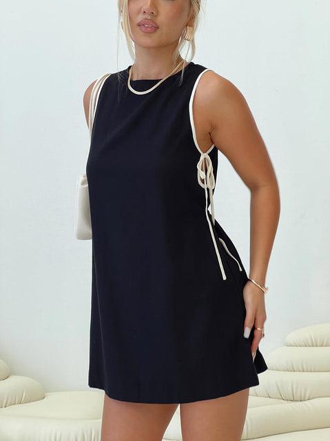 Boxay Mini Dress Black Product Image