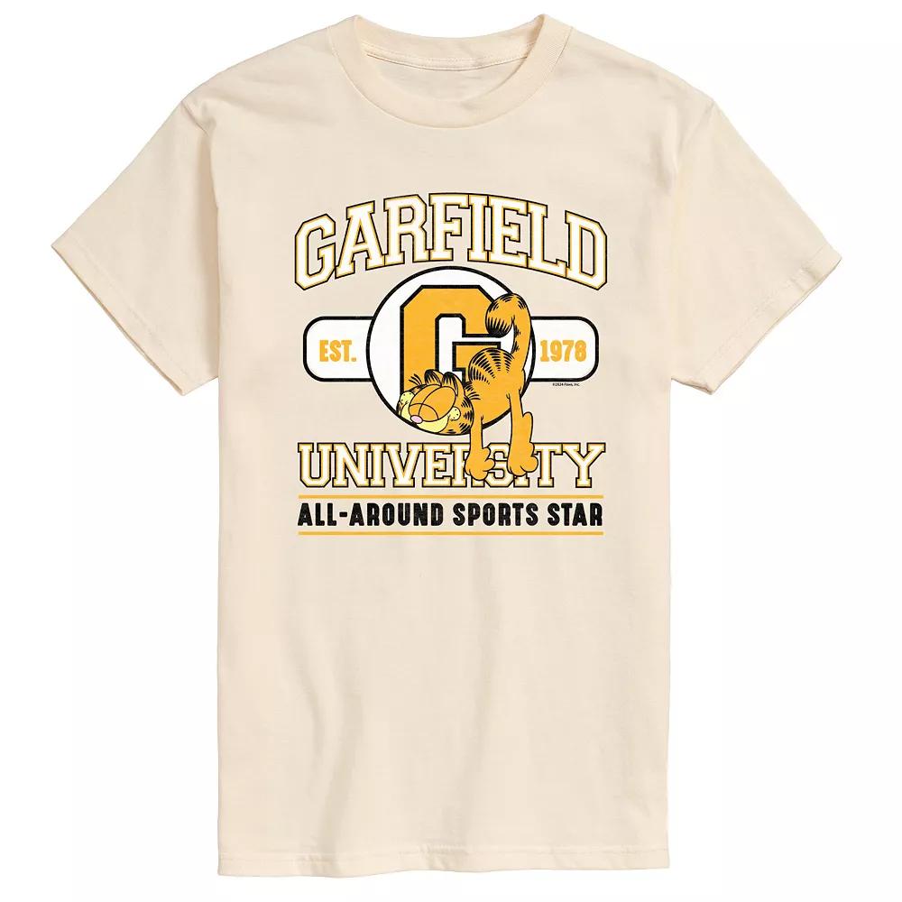Men's Garfield University Sports Star Graphic Tee,  Product Image