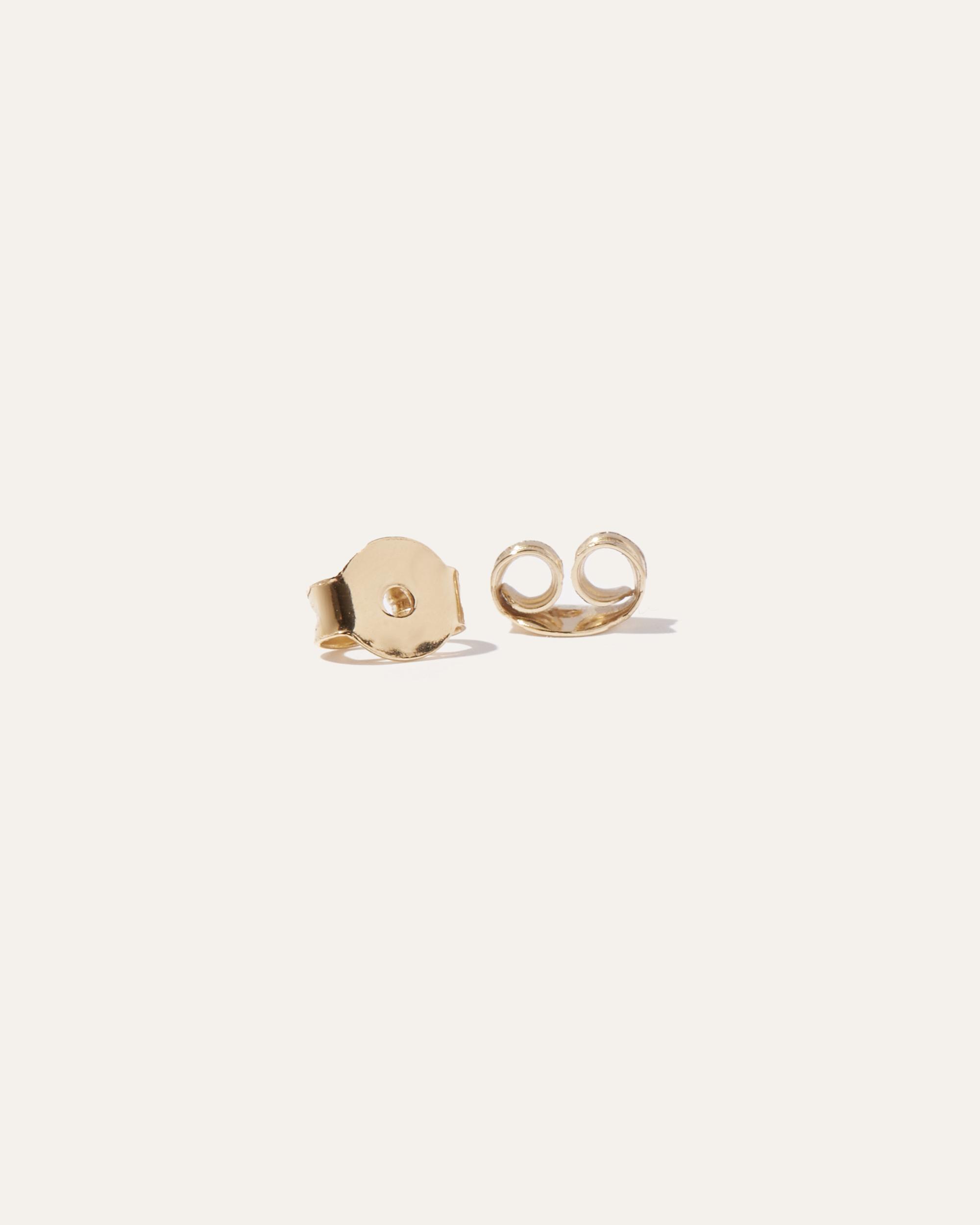 Gold Plated Smooth Earrings Product Image