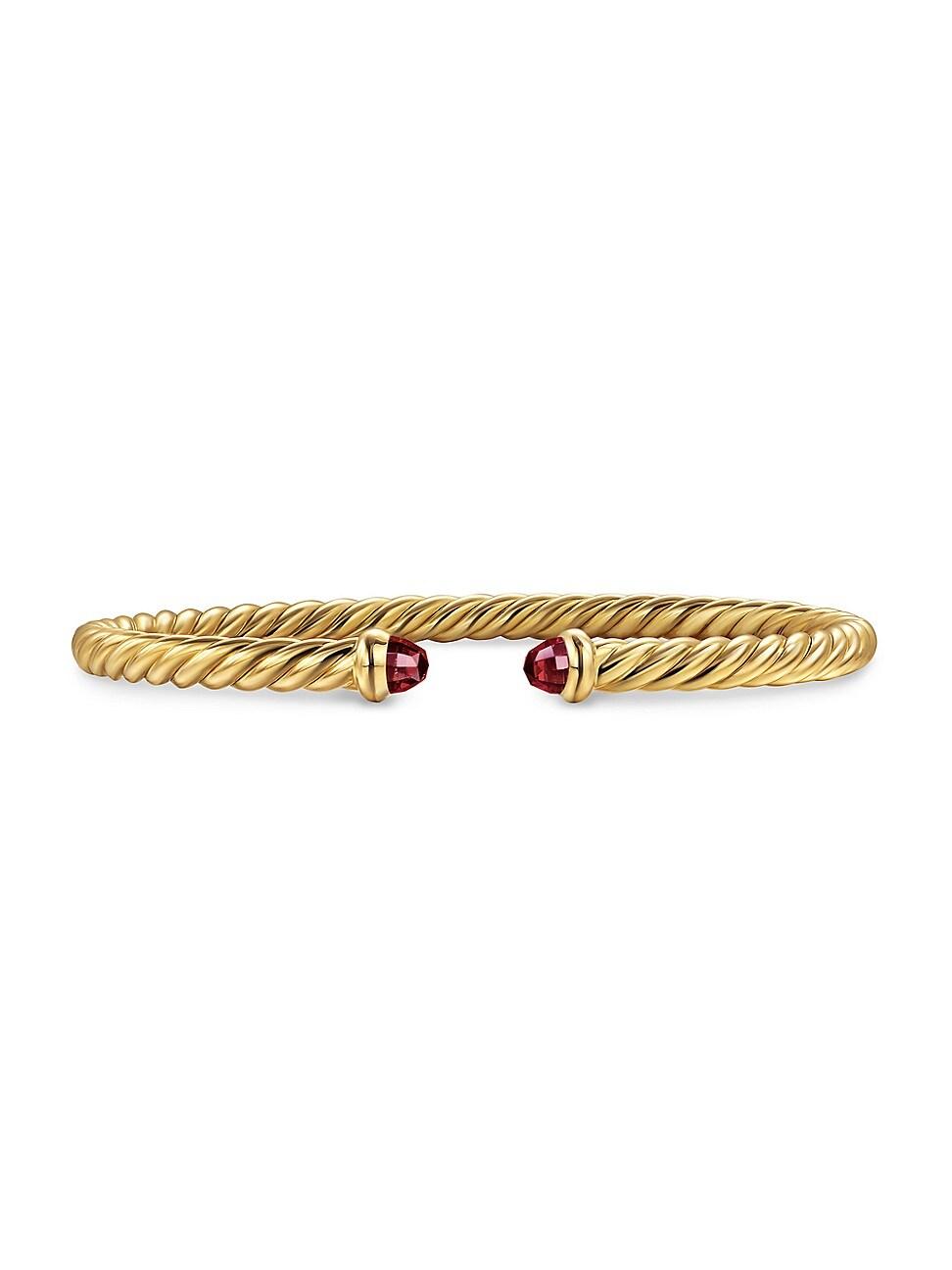 Womens Cablespira Flex Bracelet in 18K Yellow Gold Product Image