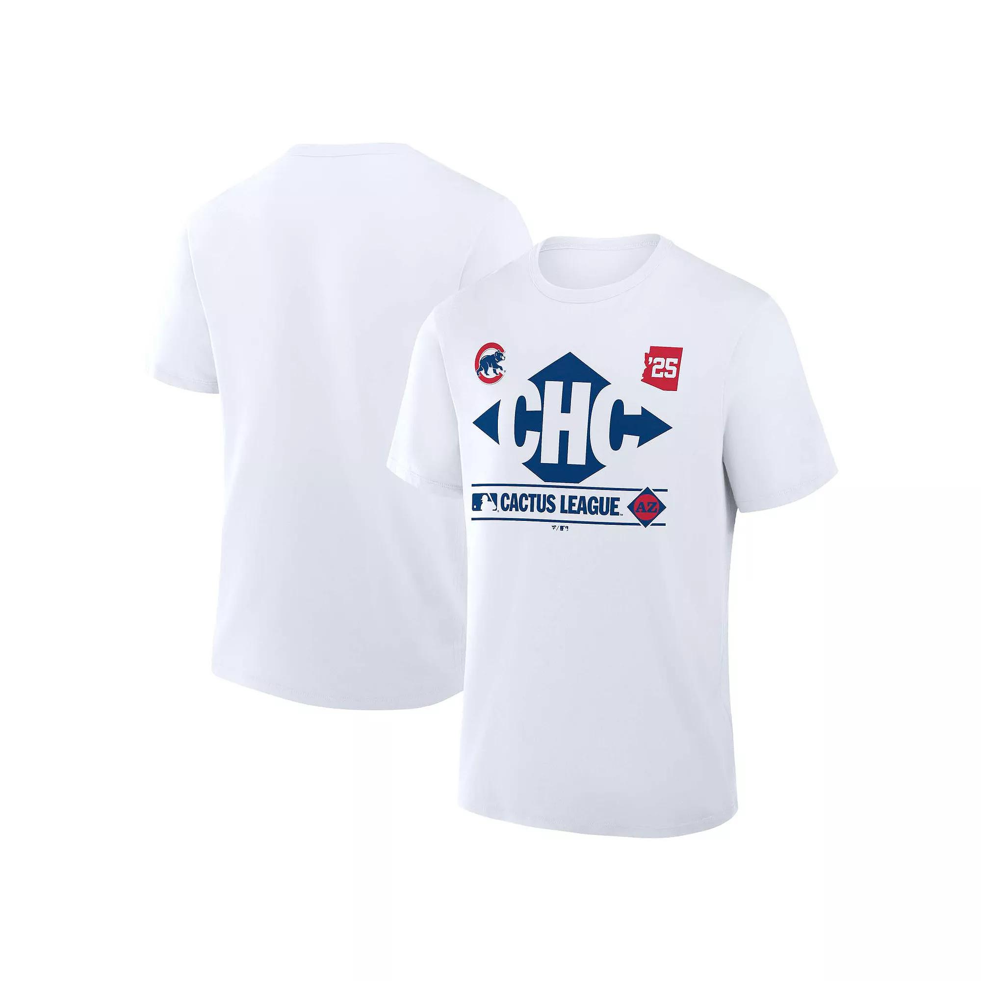 Men's Fanatics White Chicago Cubs 2025 Spring Training Cactus League True Icon T-Shirt, Size: Medium Product Image