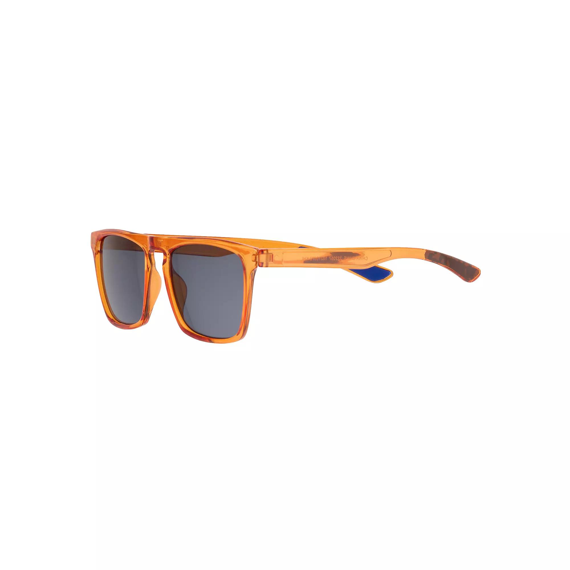 Men's Cali Blue Plastic Square Sunglasses, Orange Product Image
