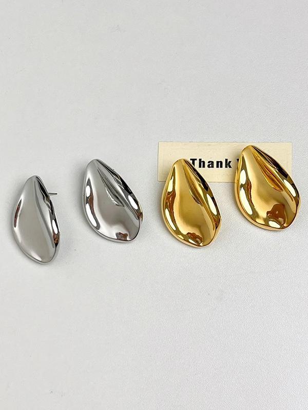 Geometric Shiny Earrings Accessories Product Image