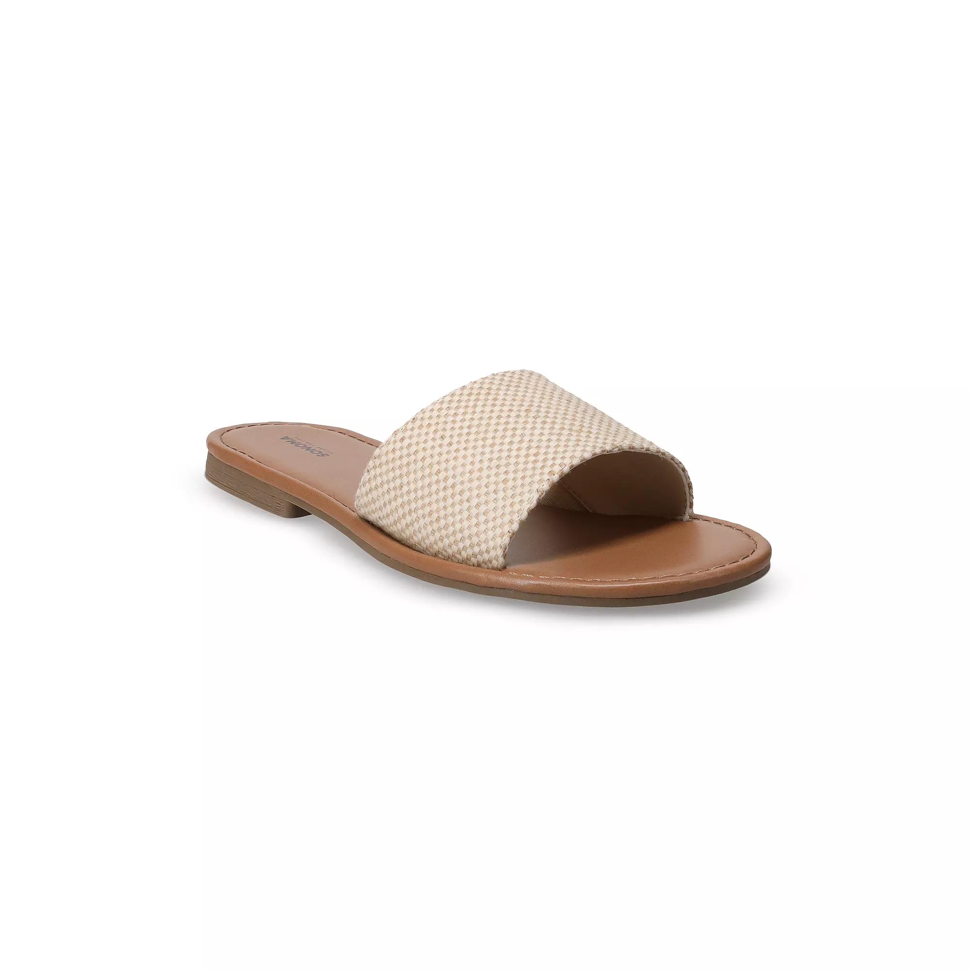 Sonoma Goods For Life® Women's Slide Sandal, Size: 6, Natural Product Image
