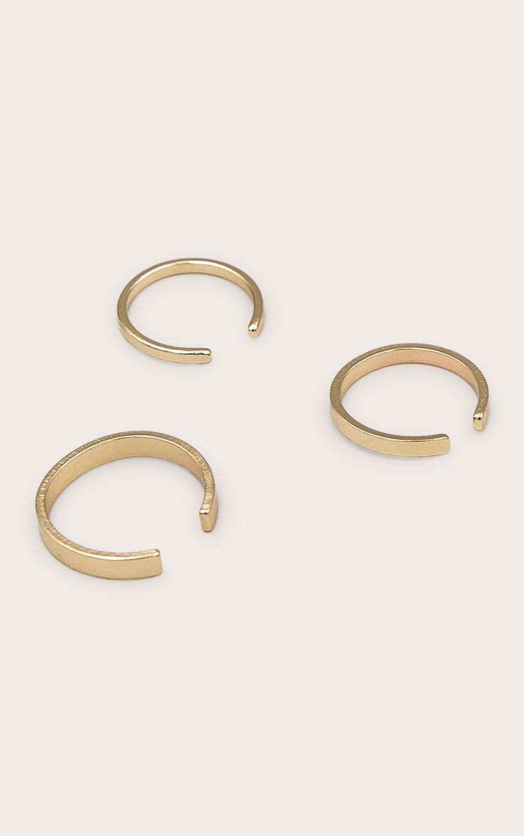 Gold Simple Toe Rings Product Image