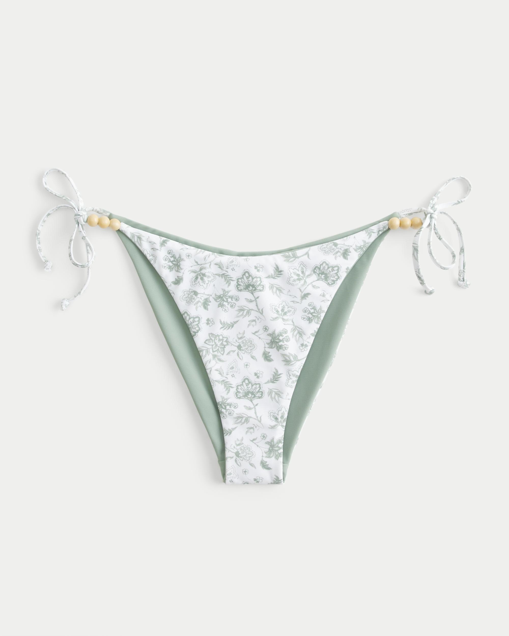 Reversible Side Tie Cheeky Bikini Bottom Product Image