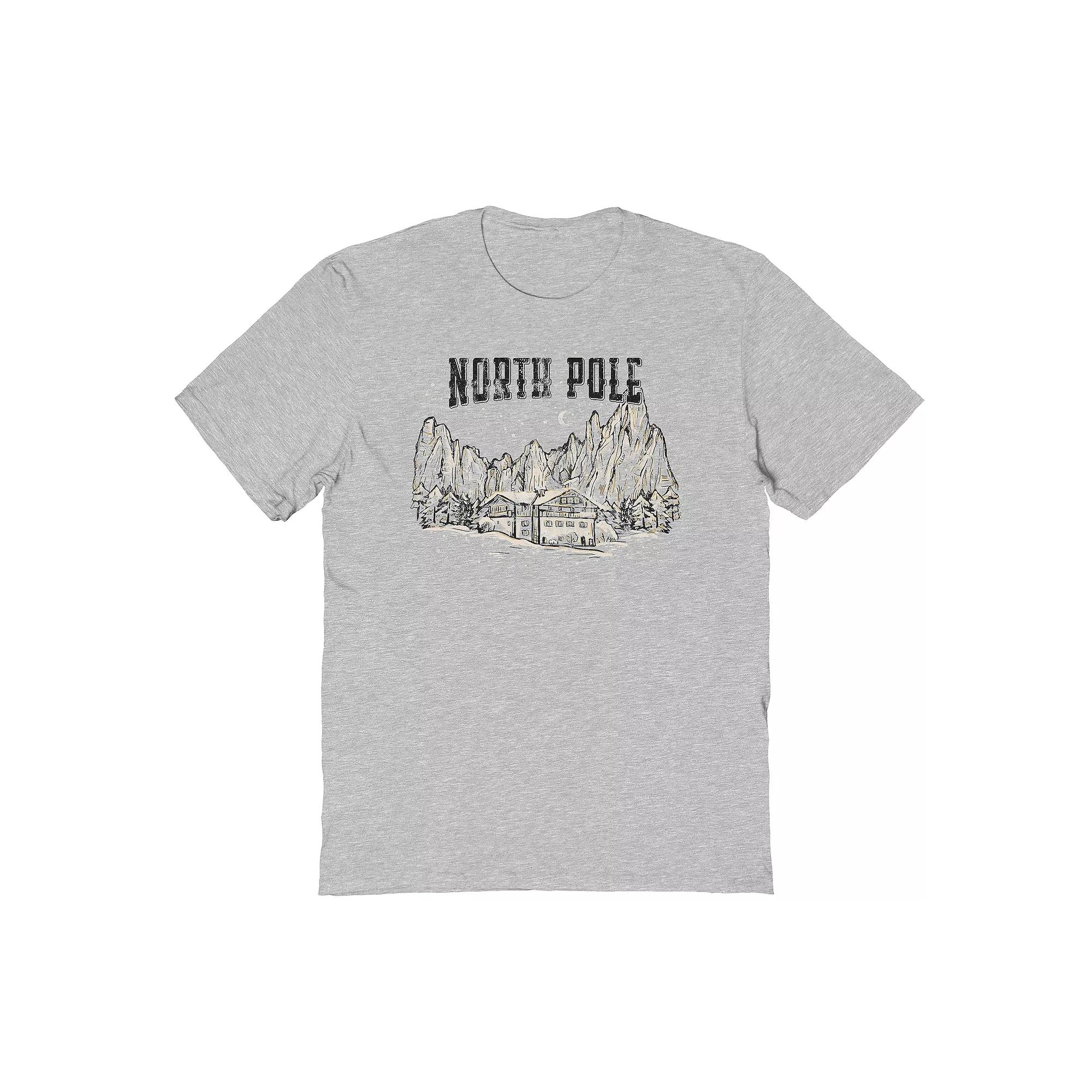 Men's North Pole Cabin Graphic Tee, Adult Unisex,  Product Image