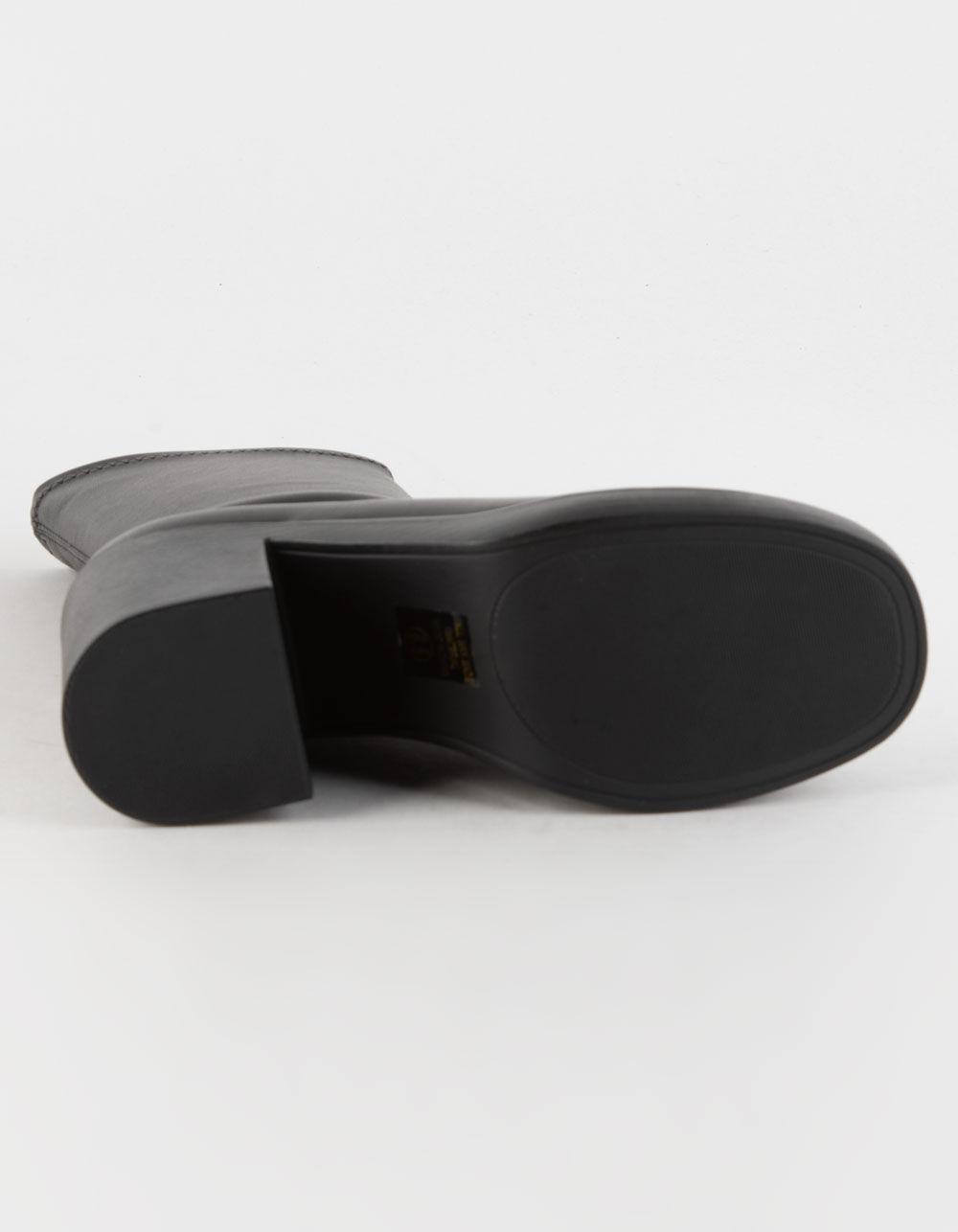 SODA Stretch Faux Leather Womens Boots - BLACK Product Image