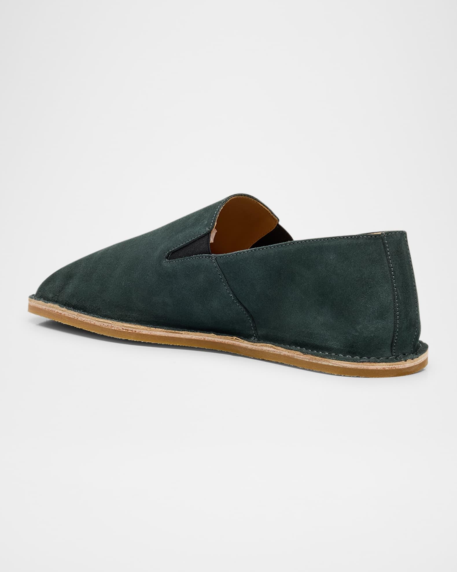 Men's Leather Slip-On Espadrilles Product Image
