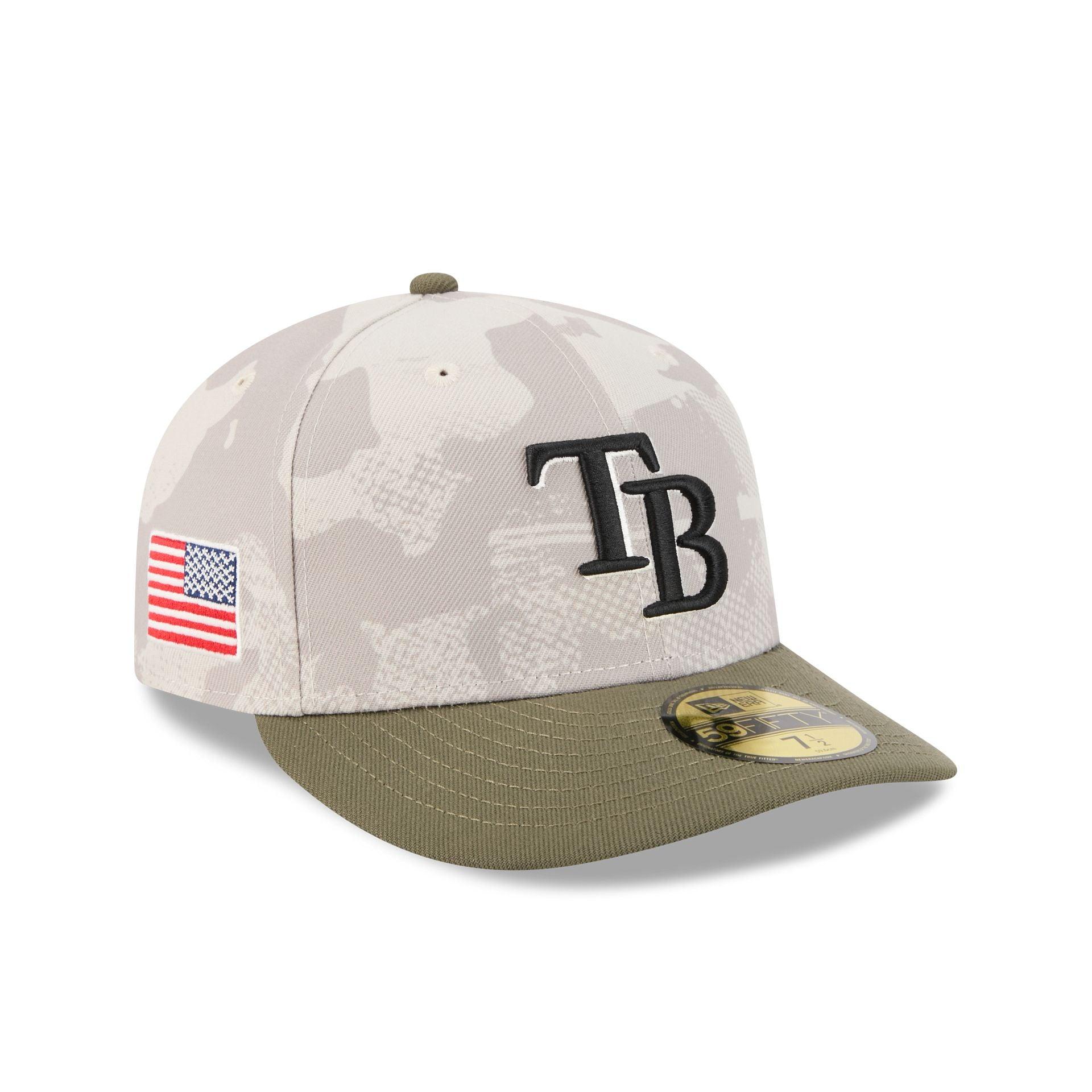 Tampa Bay Rays Armed Forces Day 2025 59FIFTY Fitted Hat Male Product Image