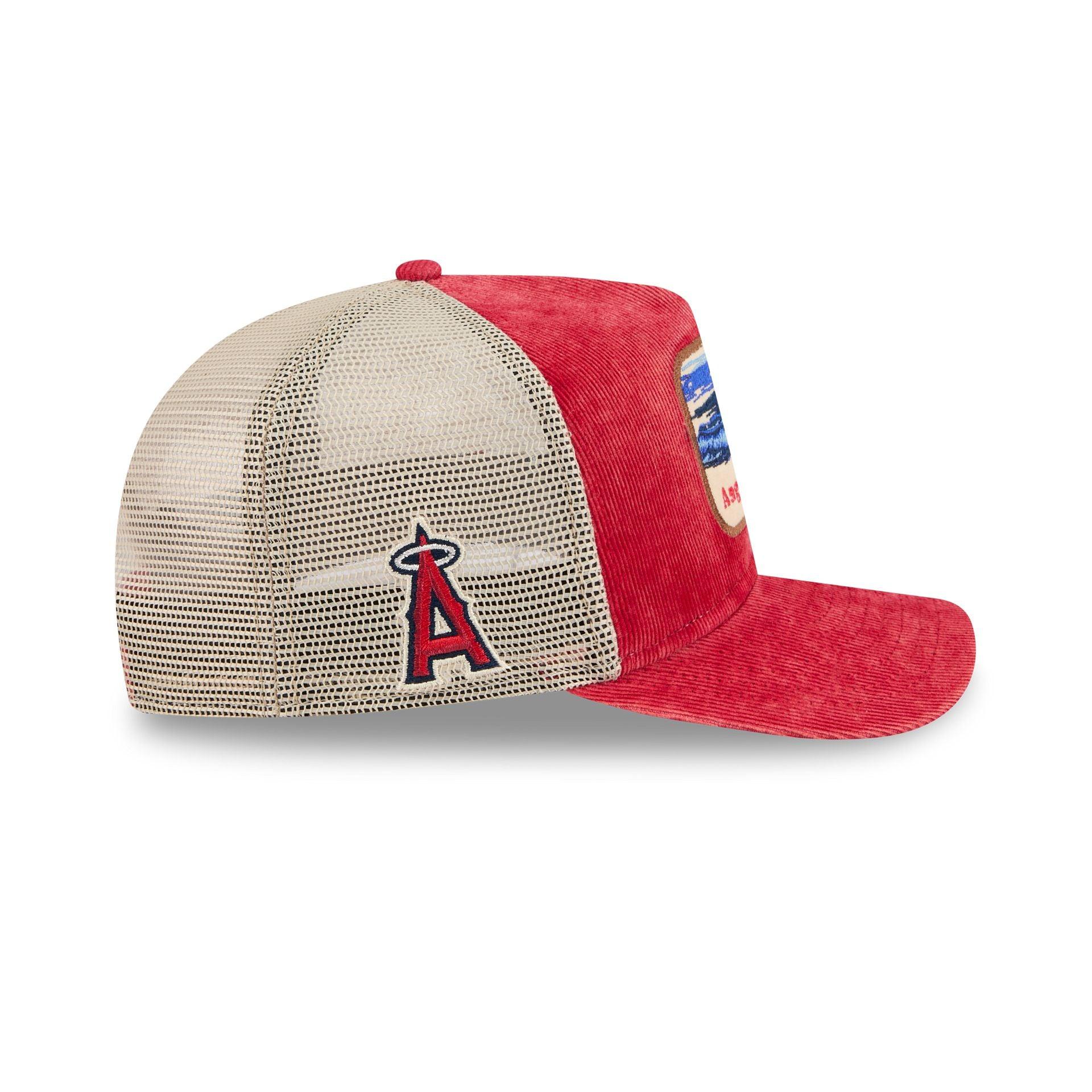Los Angeles Angels Vintage Landscape 9FIFTY A-Frame Trucker Hat Male Product Image