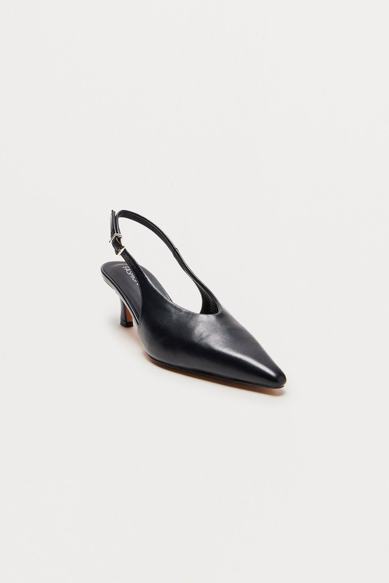Allura Kitten Heel Pumps - Black Product Image