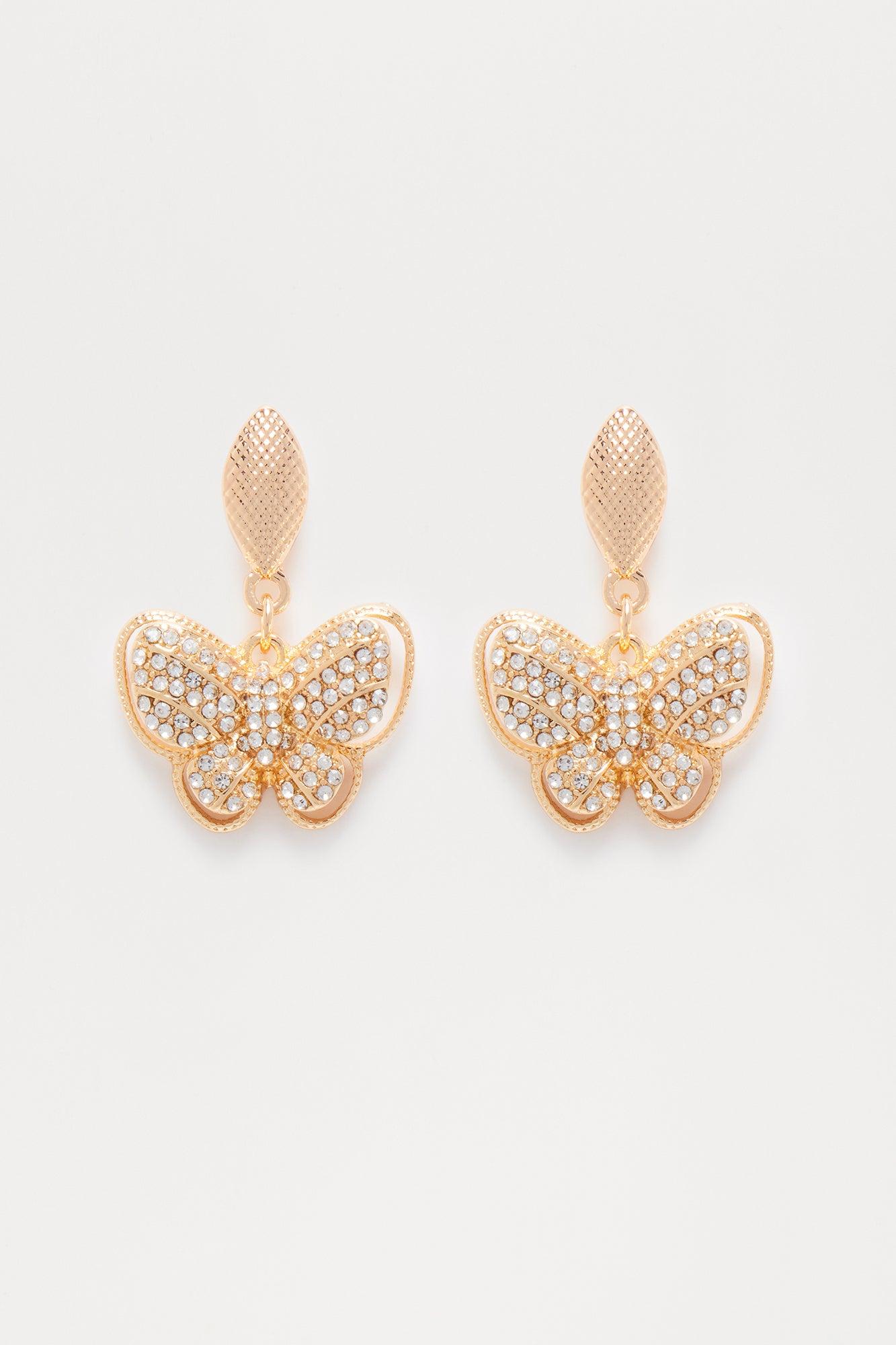 Taking Flight Earrings - Gold Product Image
