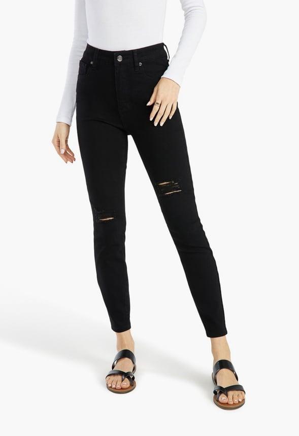 JustFab Margaux Platform Loafer Pump Womens Black/ White Size 8.5 Product Image