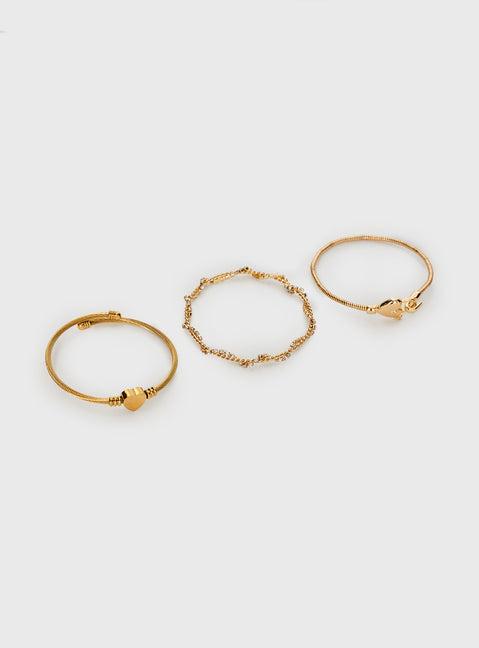 In The Moonlight Bracelet Pack Gold Product Image