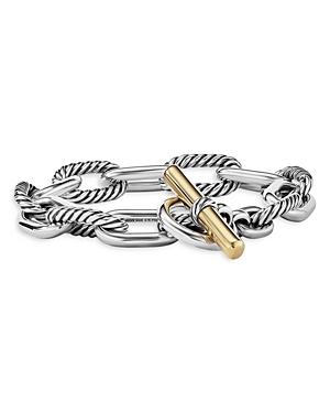 David Yurman 18K Yellow Gold & Sterling Silver Dy Madison Toggle Chain Link Bracelet, 11mm Product Image