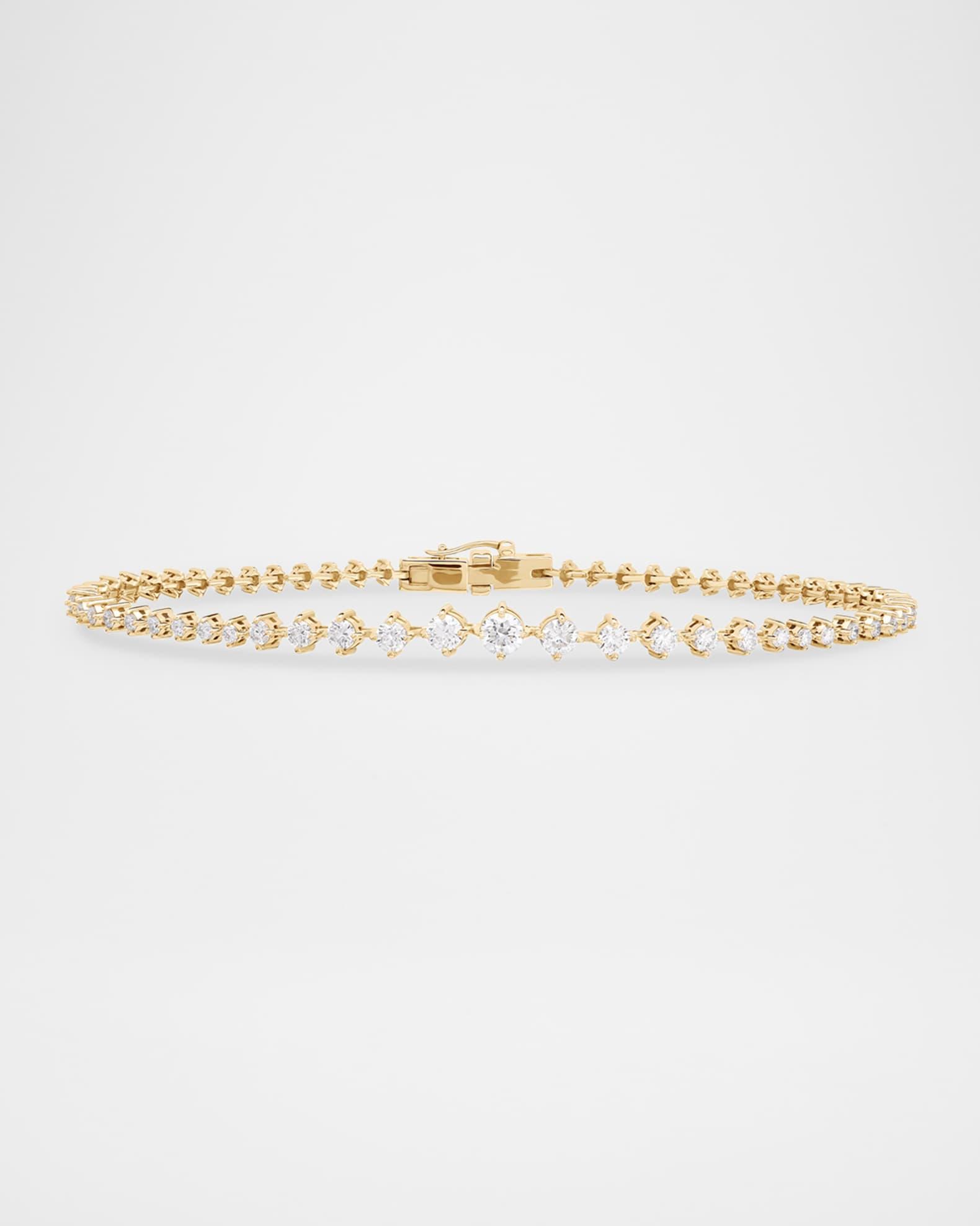 Flawless Graduating Diamond Tennis Bracelet  Product Image