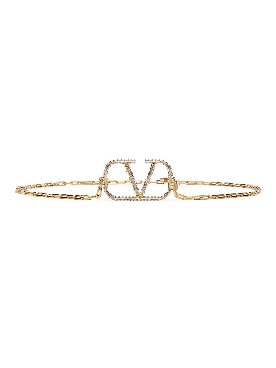 Womens VLogo Signature Chain Belt Product Image