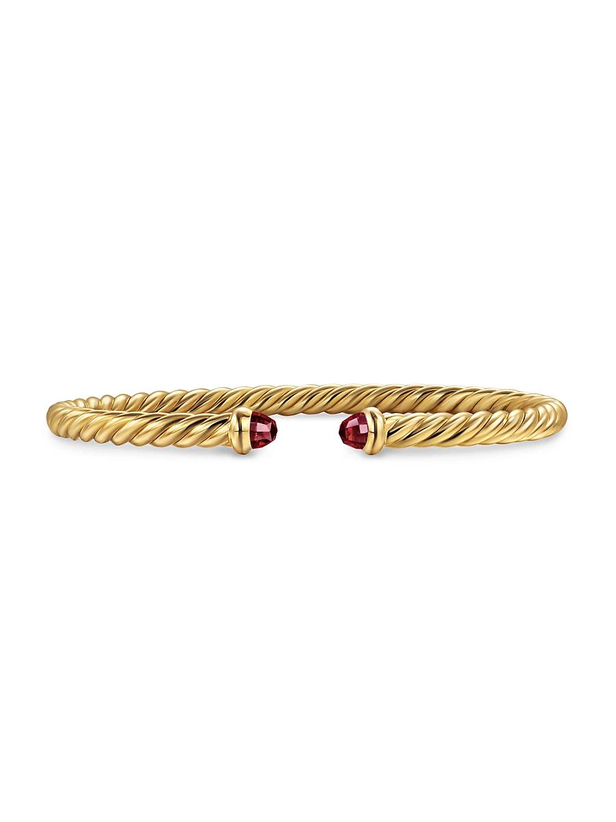 Womens Cablespira Flex Bracelet in 18K Yellow Gold Product Image