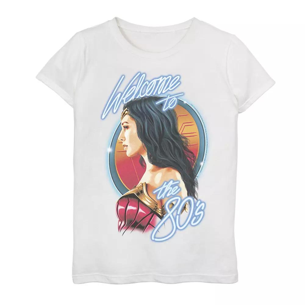 Girls 7-16 DC Comics Wonder Woman Welcome To The 80s Retro Graphic Tee, Girl's,  Product Image