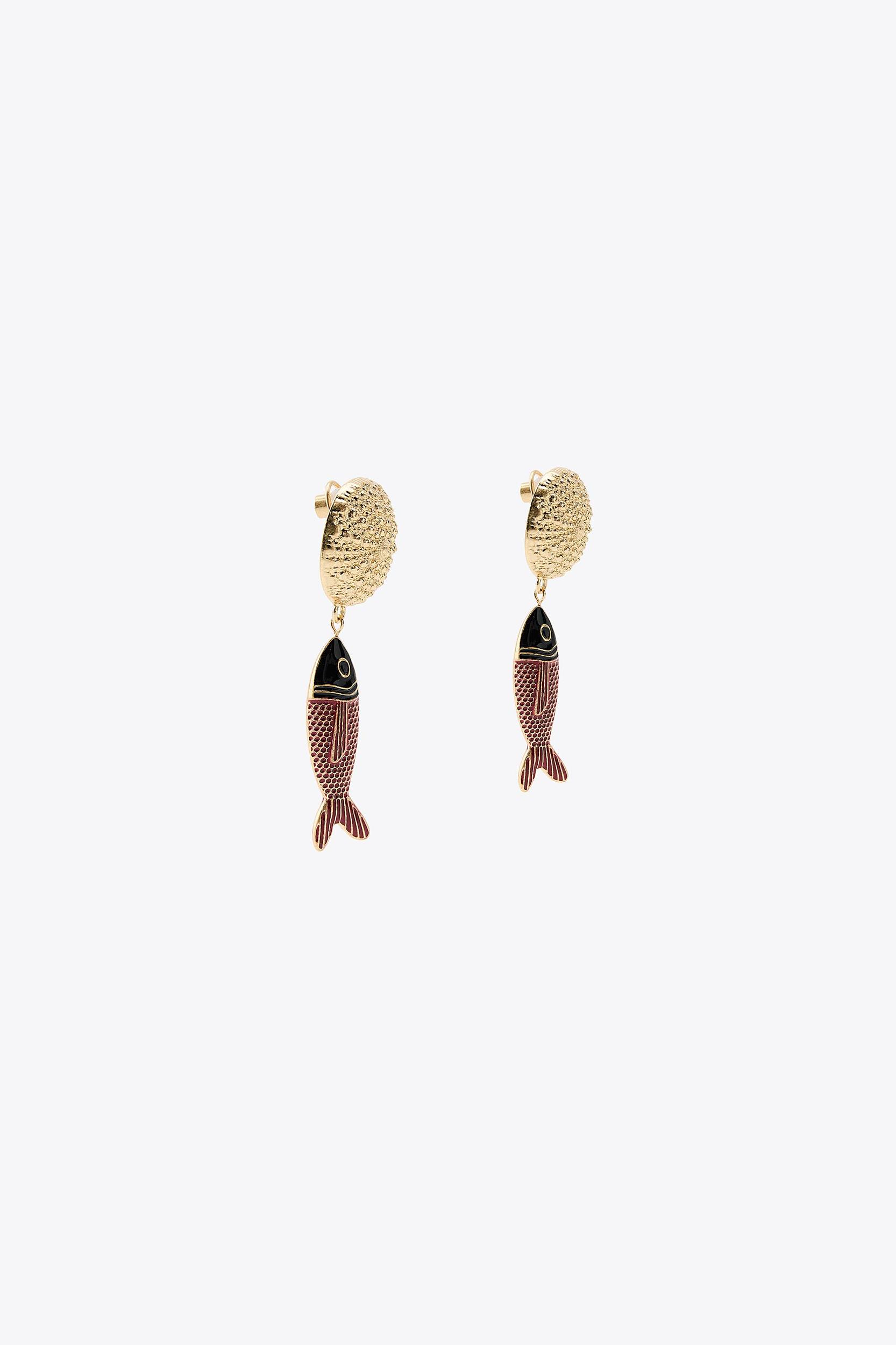 CIRCULAR FISH EARRINGS Product Image
