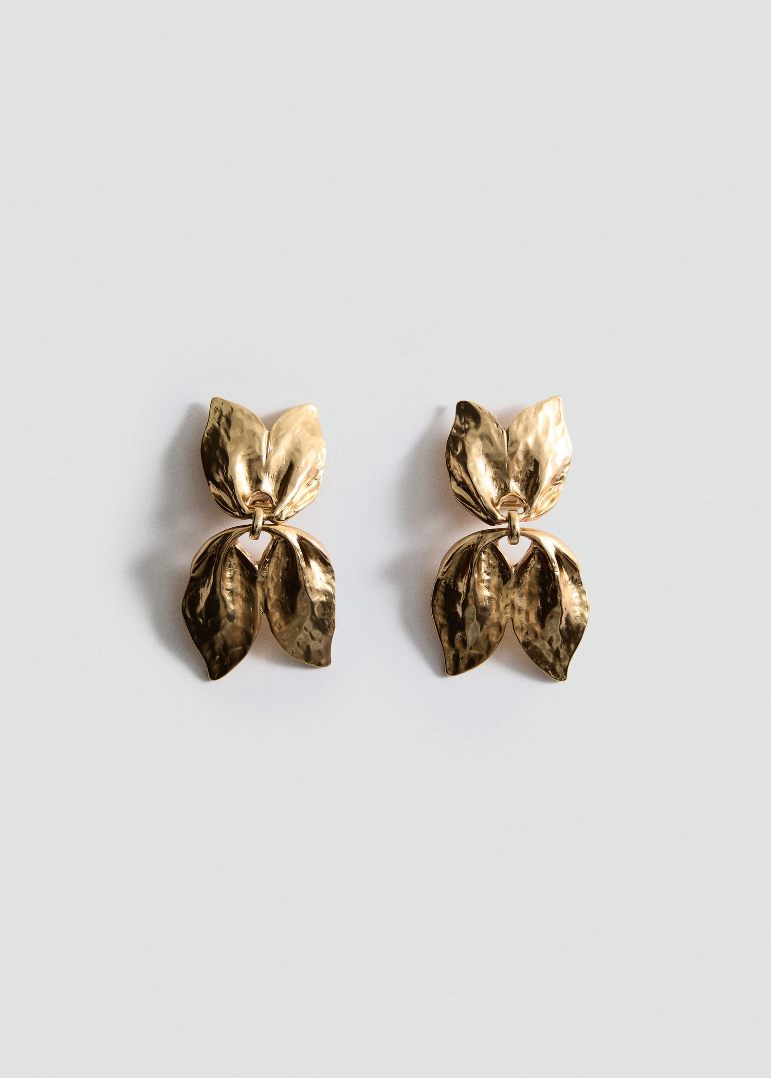 Pendant-design earrings - Women | MANGO USA Product Image