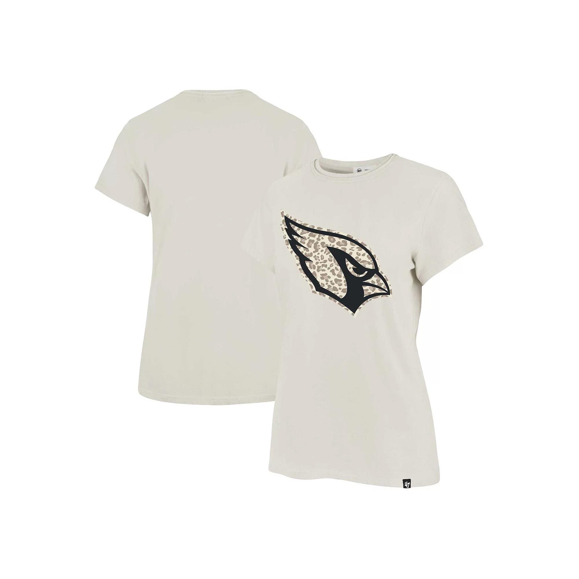 Women's '47 Cream Arizona Cardinals Panthera Frankie T-Shirt,  Product Image