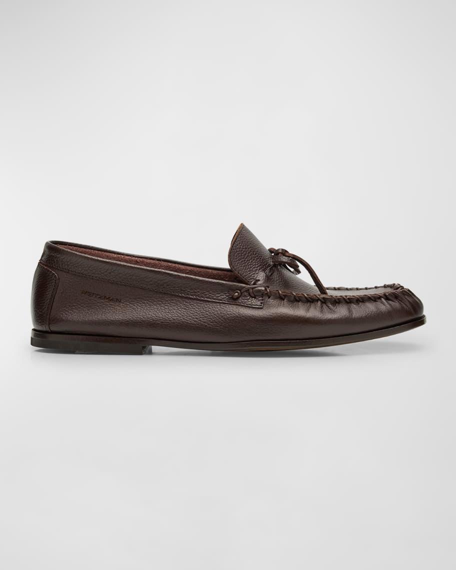 Men's Montauk Grained Leather Loafers Product Image
