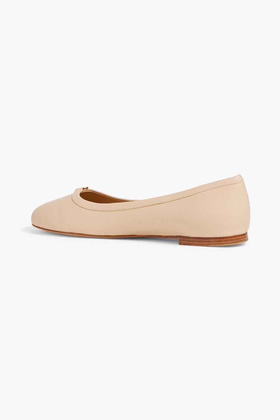CHLOÉ Woman Ballet Flats Sand Size 9 Leather In Beige Product Image