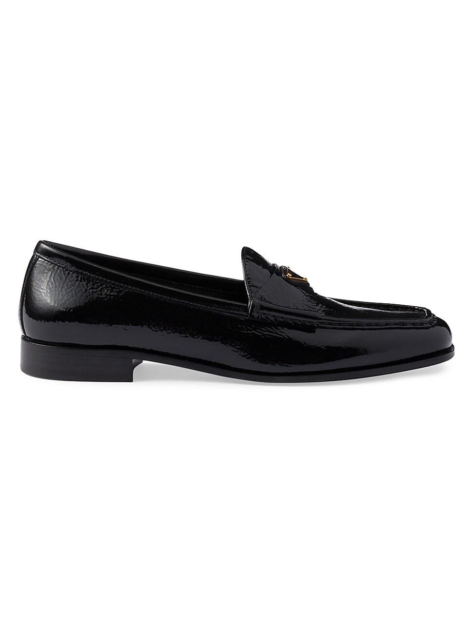 Womens Patent Leather Loafers Product Image