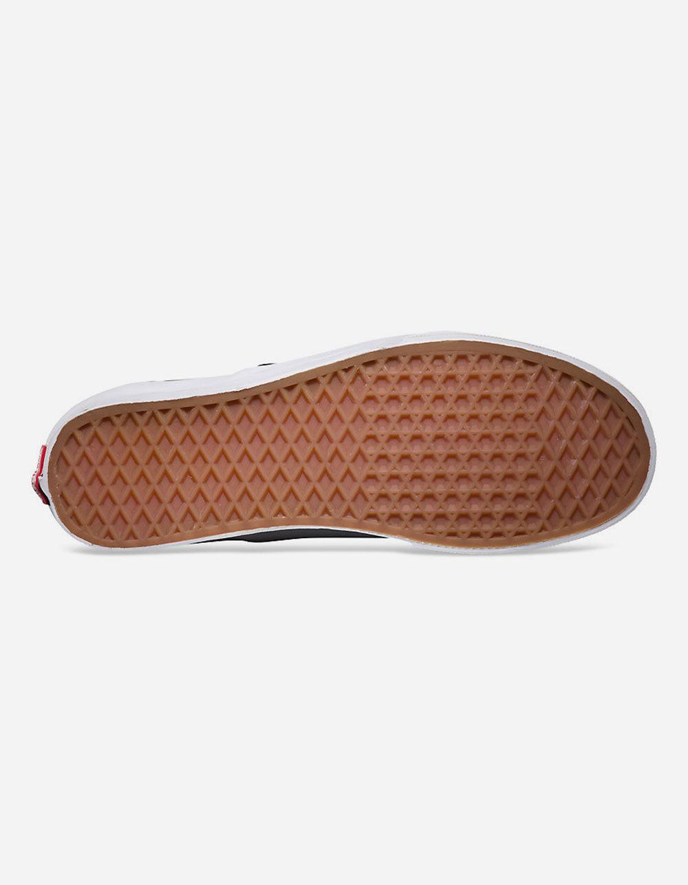 VANS Checkerboard Slip-On Black & Off White Shoes - CHECKERBOARD Product Image
