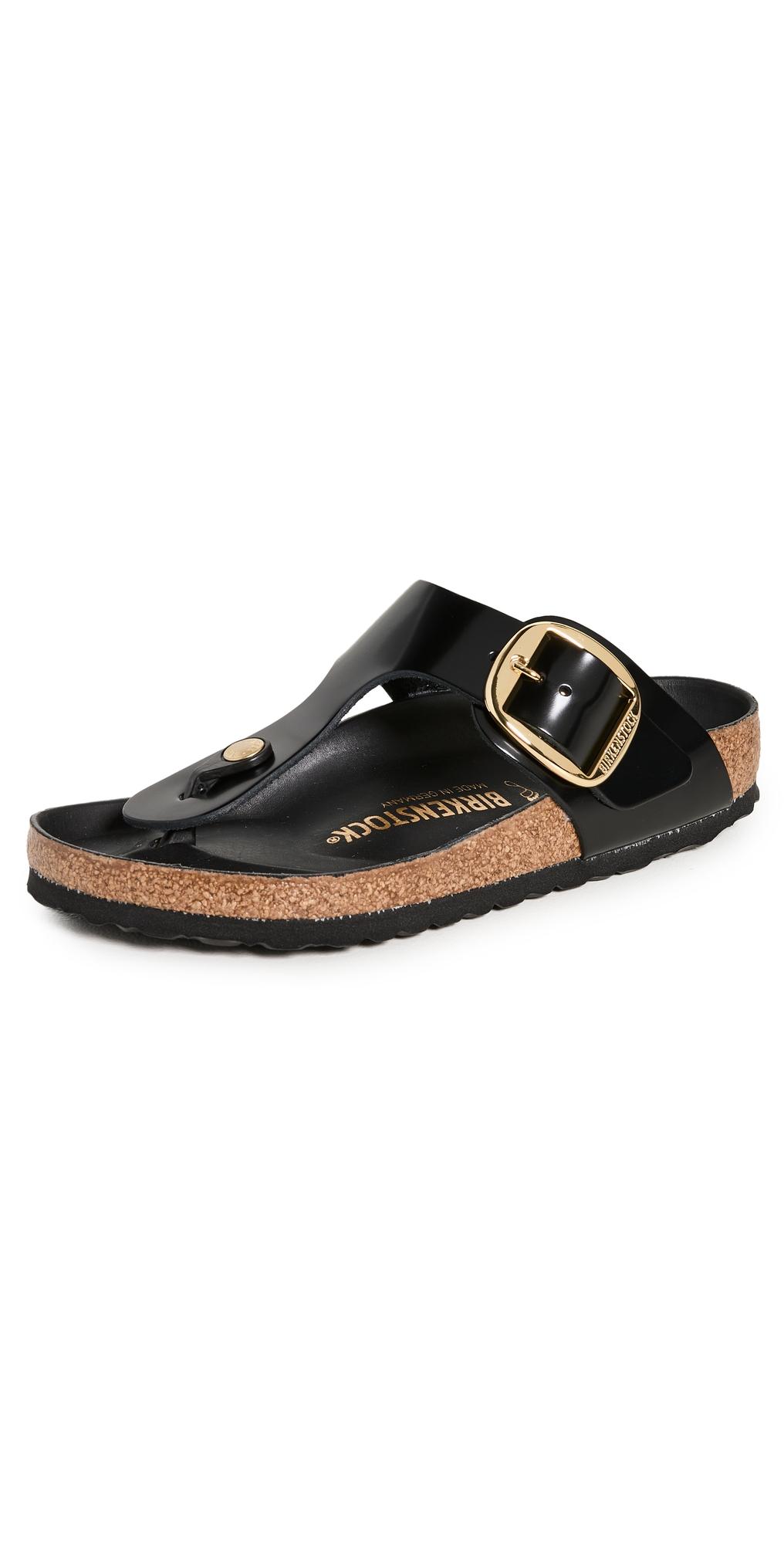Womens Gizeh Big Buckle High Shine Sandals Product Image