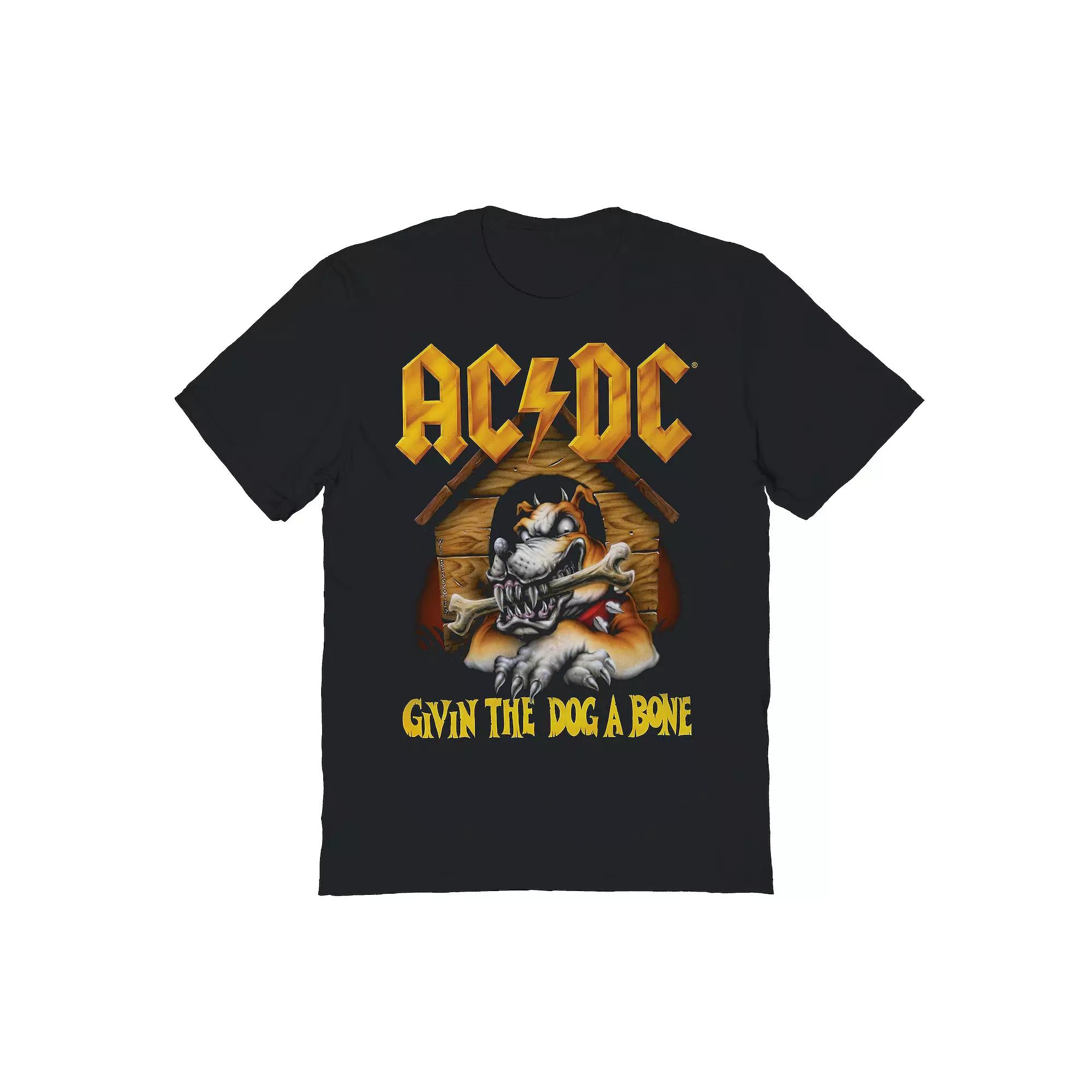 Men's Giving The Dog A Bone Graphic T-Shirt, Size: Small, Black Product Image