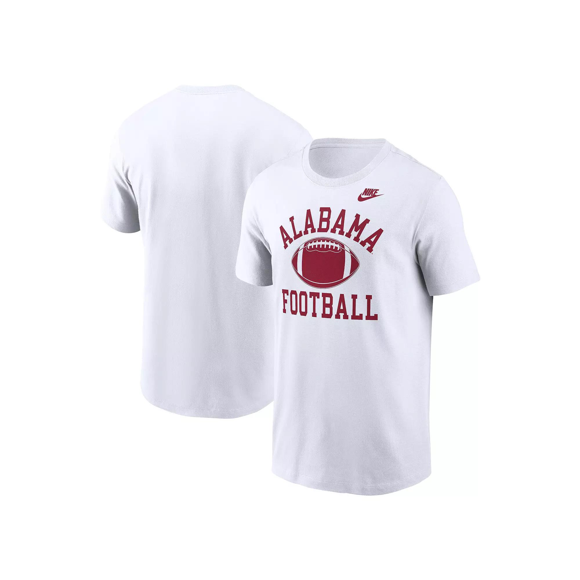 Men's Nike White Alabama Crimson Tide Legacy Football Icon T-Shirt,  Product Image