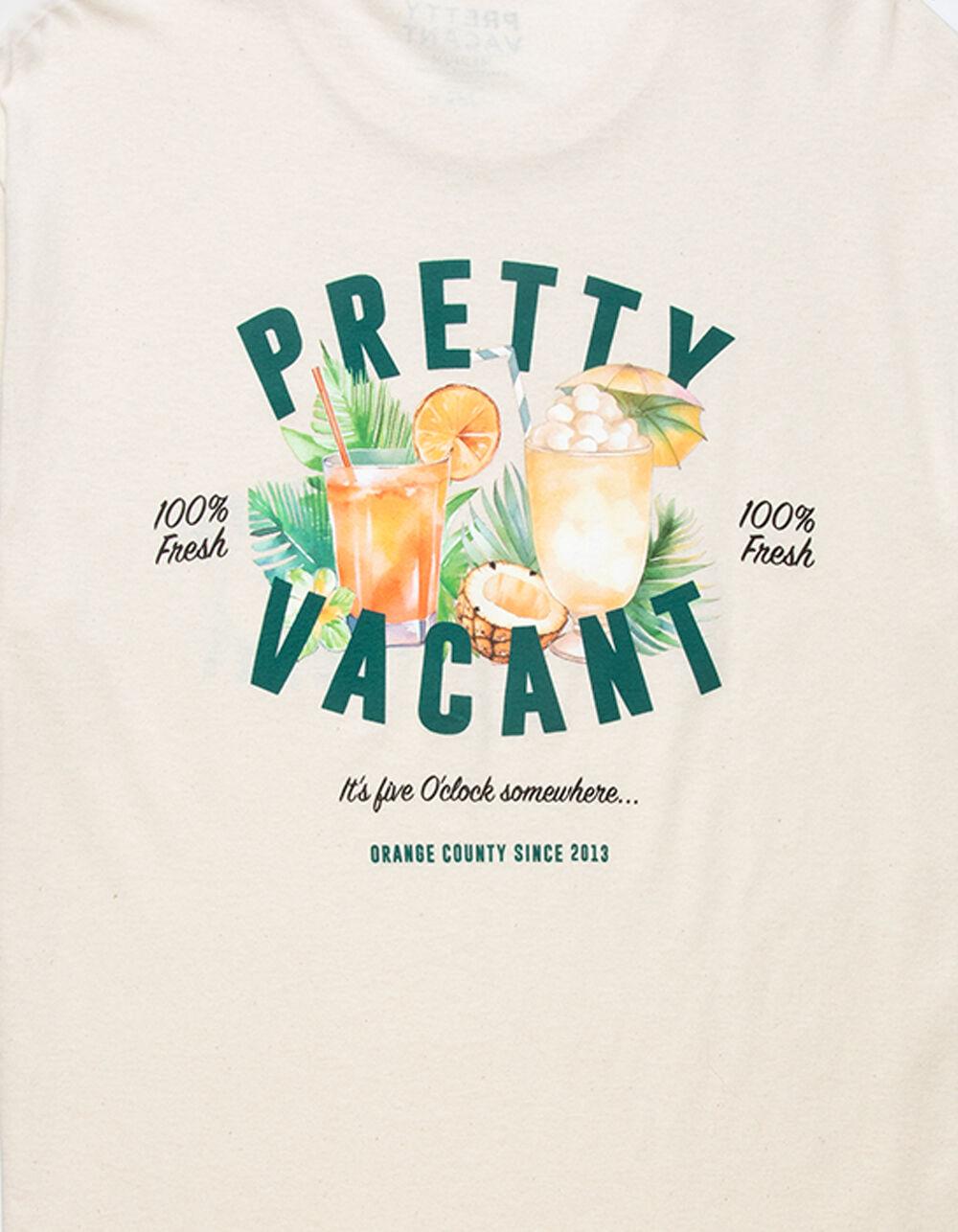 PRETTY VACANT Vacation Mens Tee - NATURAL Product Image