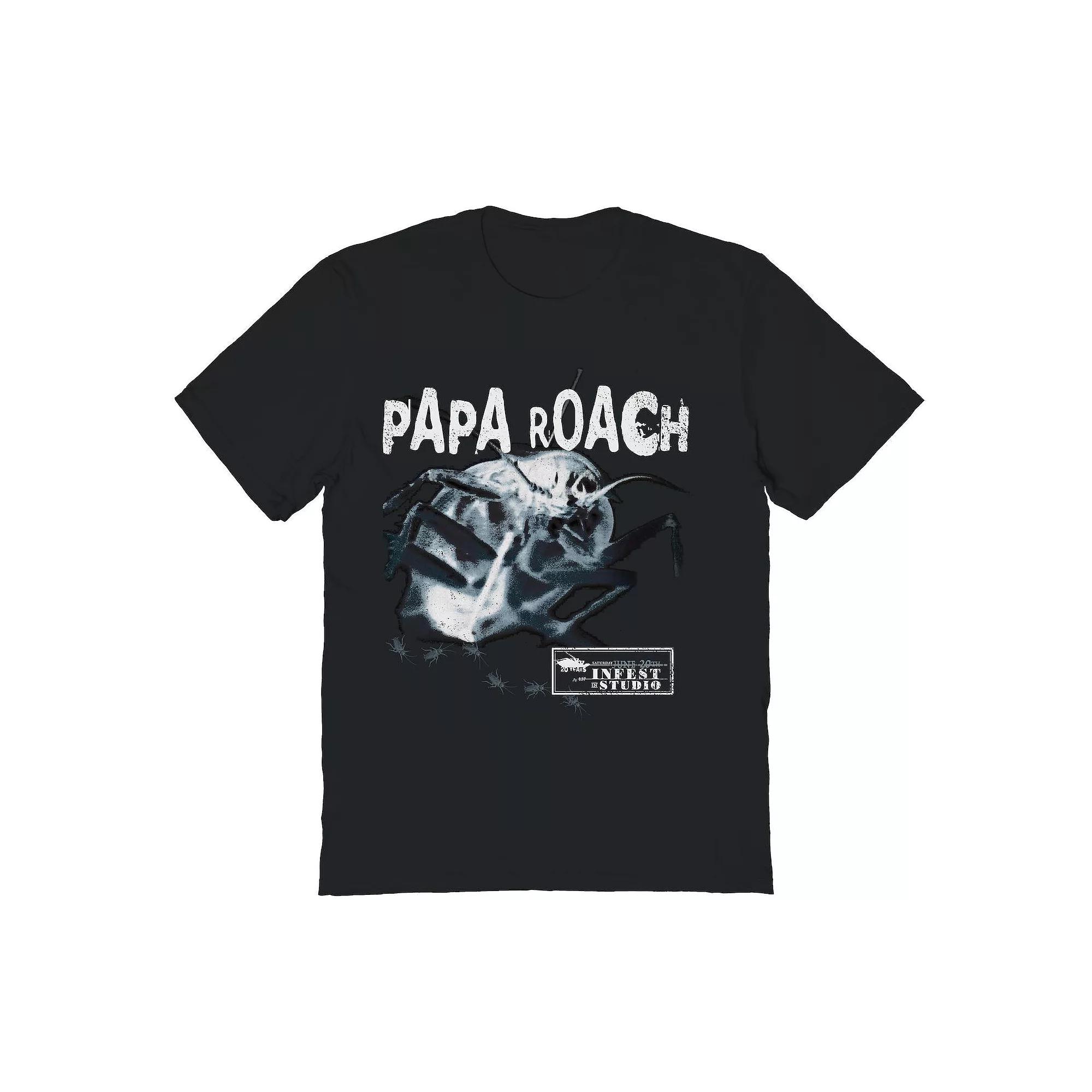 Men's Papa Roach Infest Stream Graphic Tee, Size: Small, Black Product Image
