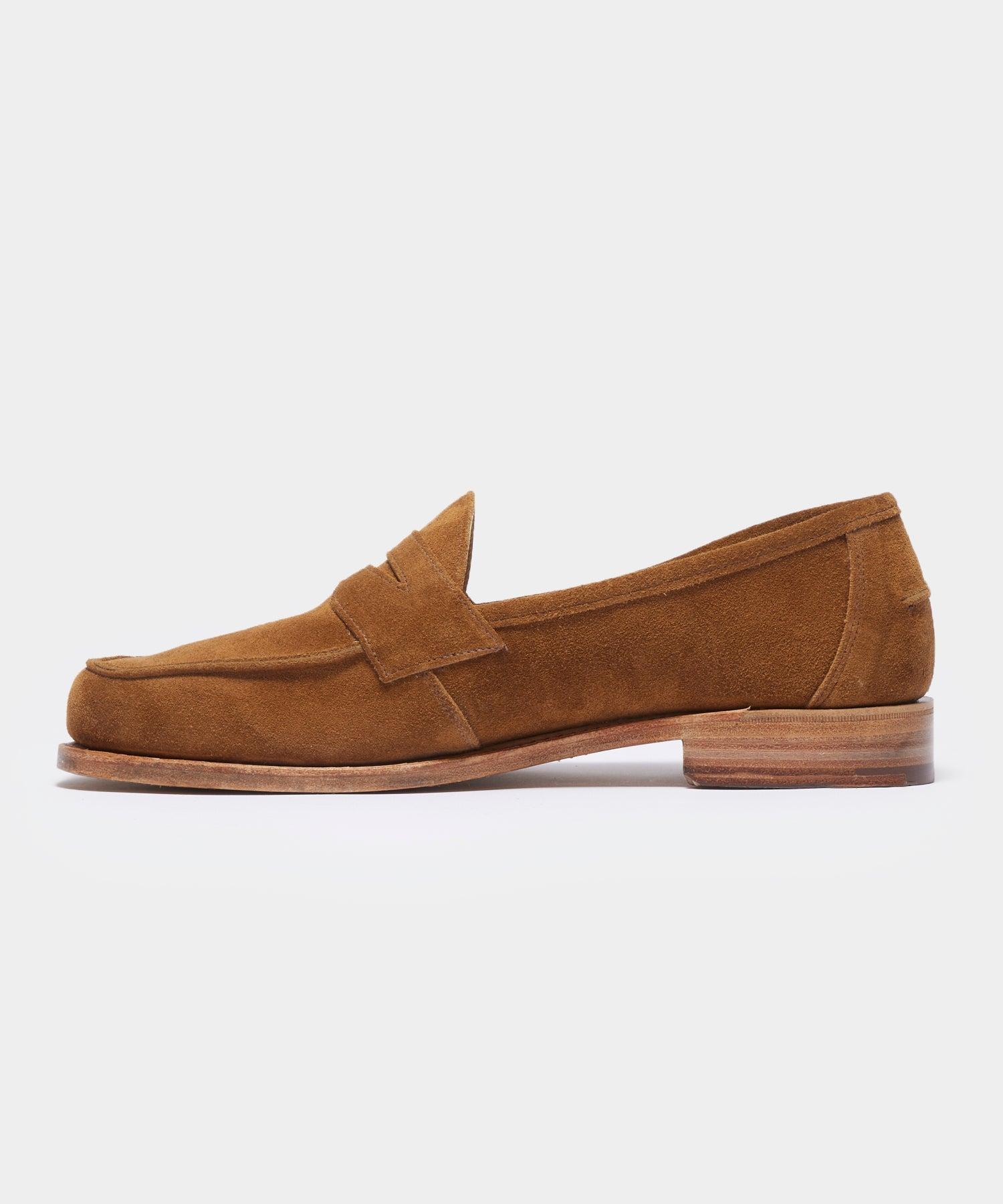 Todd Snyder x Sanders Suede Edwin Loafer Product Image