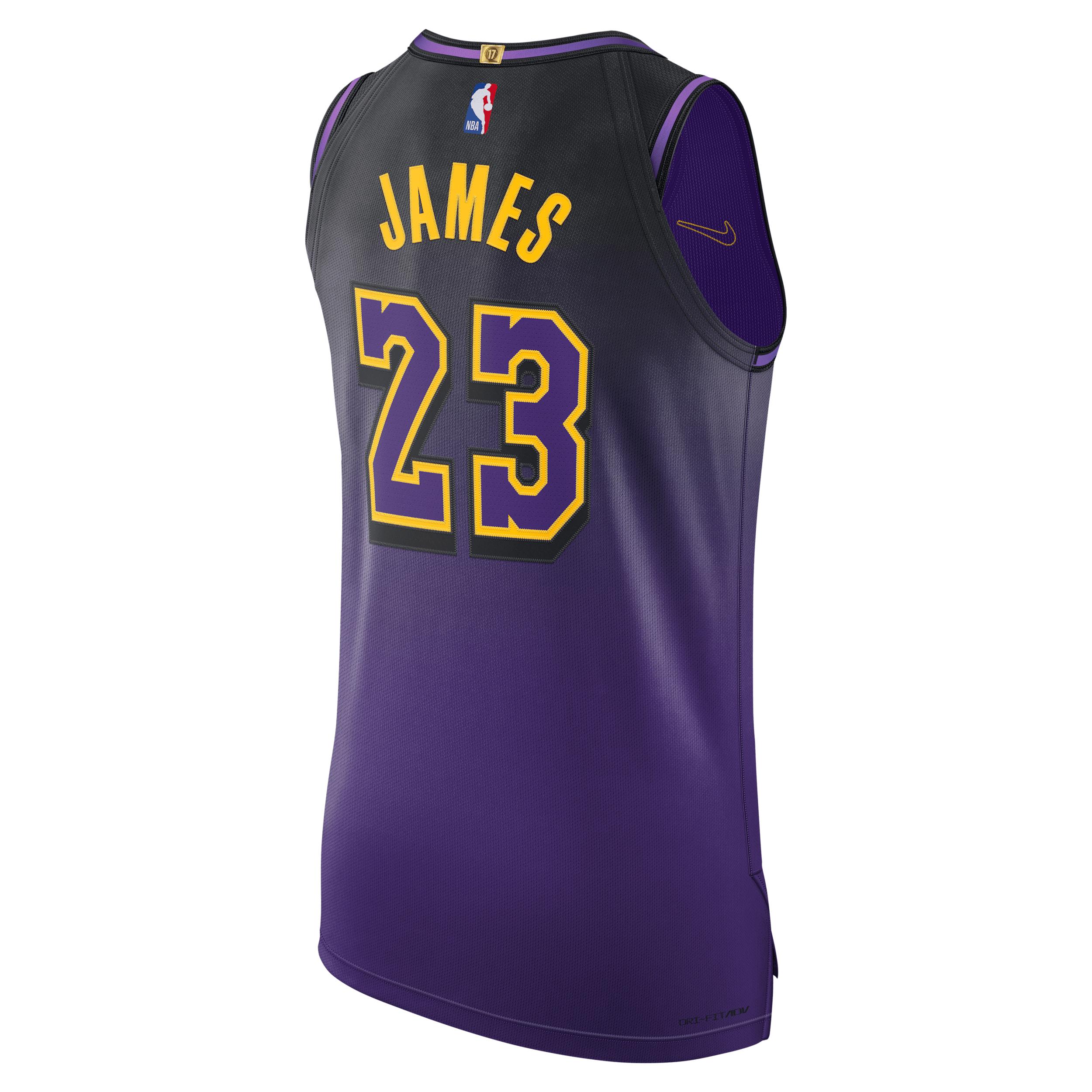 LeBron James Los Angeles Lakers 2024/25 City Edition Nike Men's Dri-FIT ADV NBA Authentic Jersey Product Image