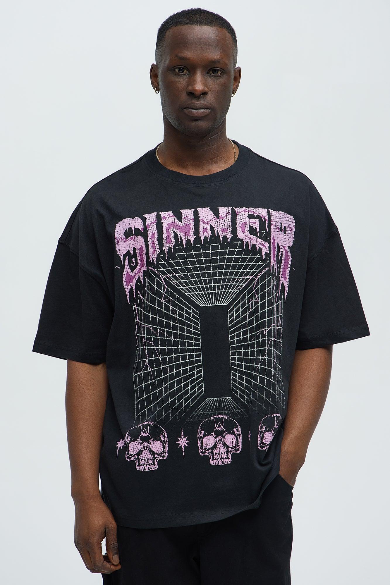 Sinner No Limits Oversized Short Sleeve Tee - Black Product Image