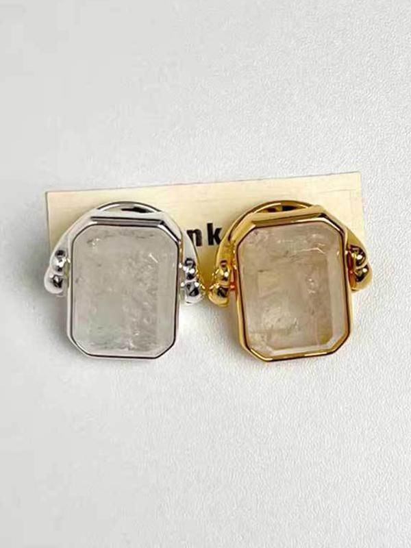 Geometric Split-Joint Rings Accessories Product Image
