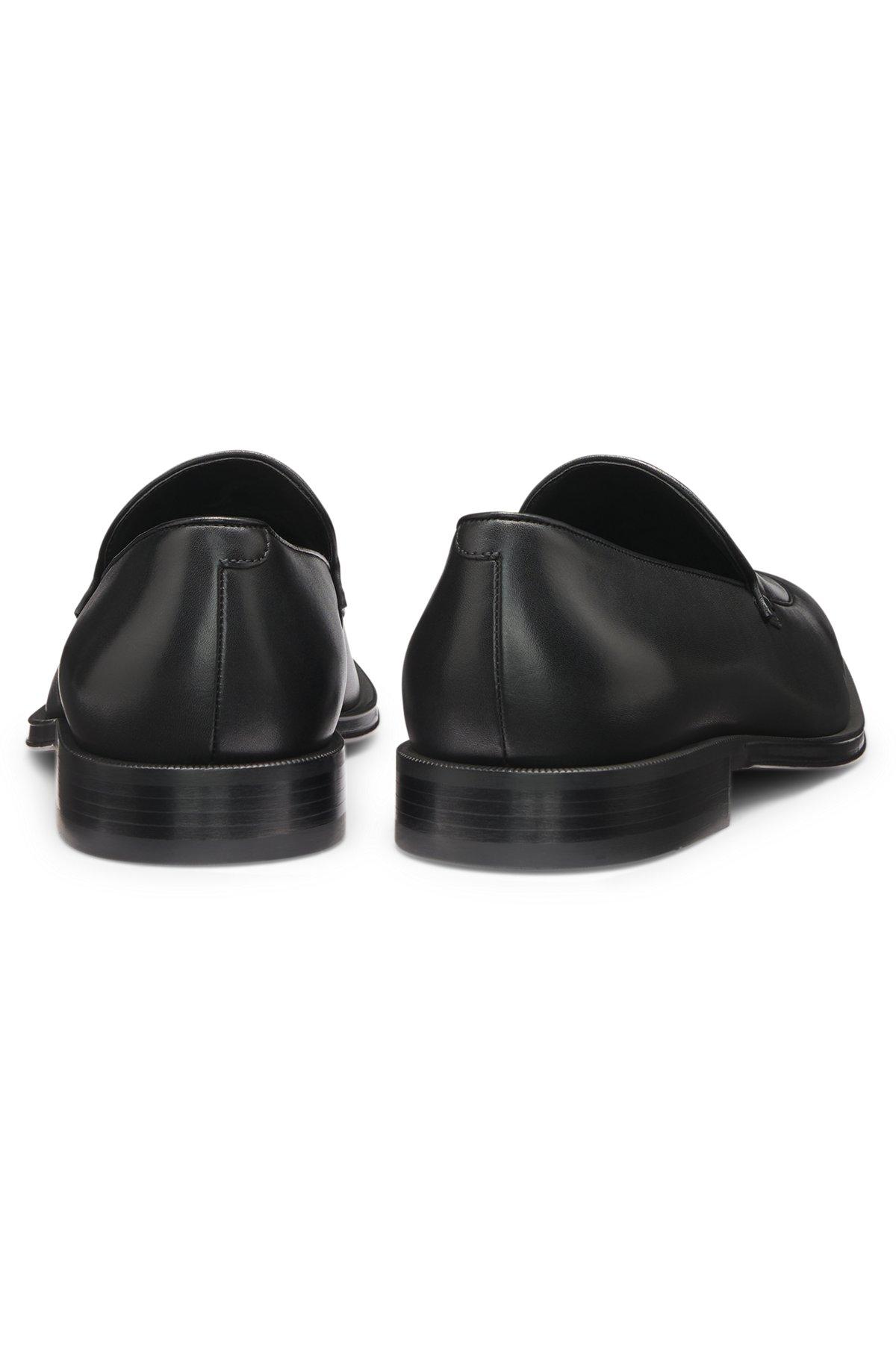 Leather loafers with apron toe Product Image
