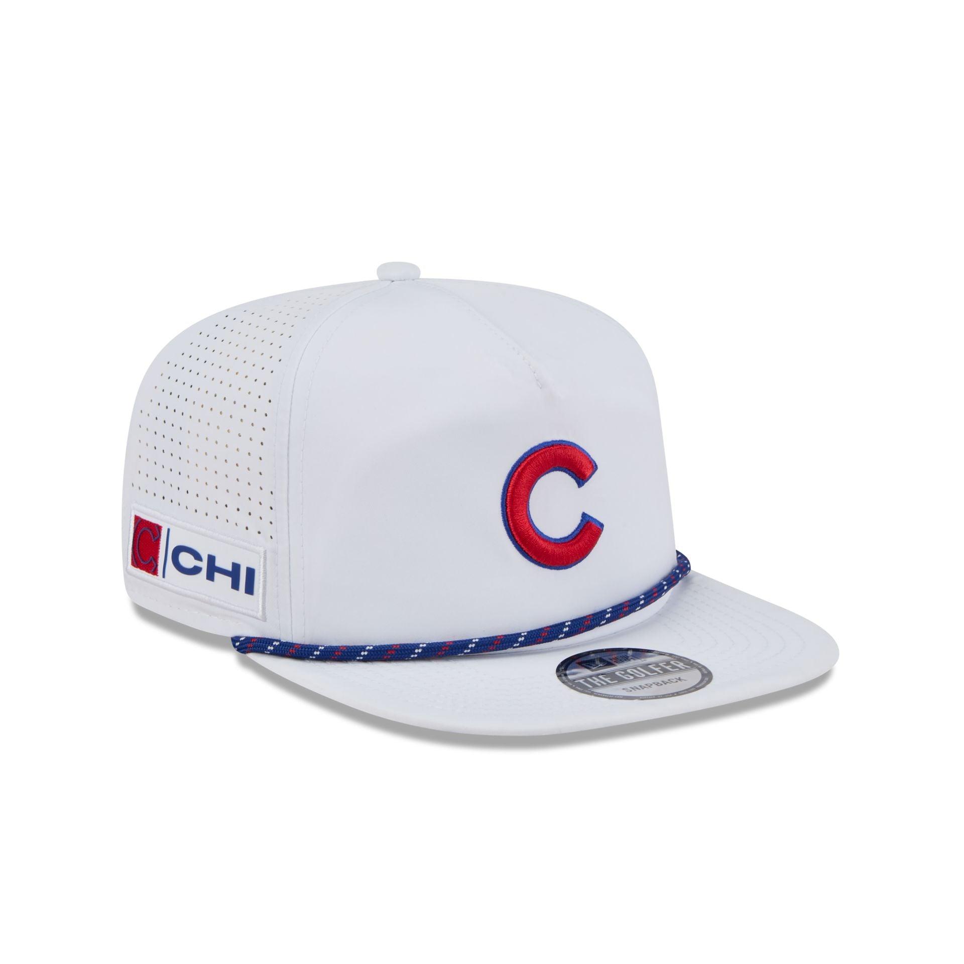 Chicago Cubs Optic White Performance Rope Golfer Hat Male Product Image
