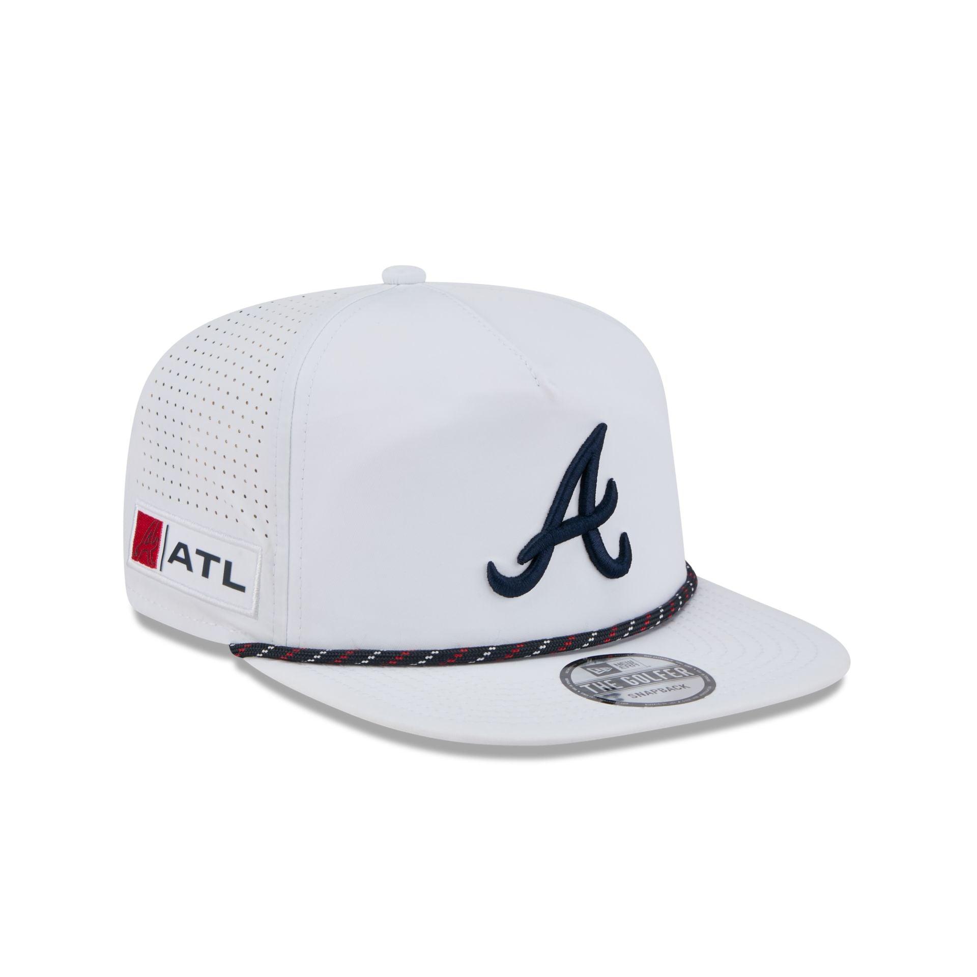 Atlanta Braves Optic White Performance Rope Golfer Hat Male Product Image