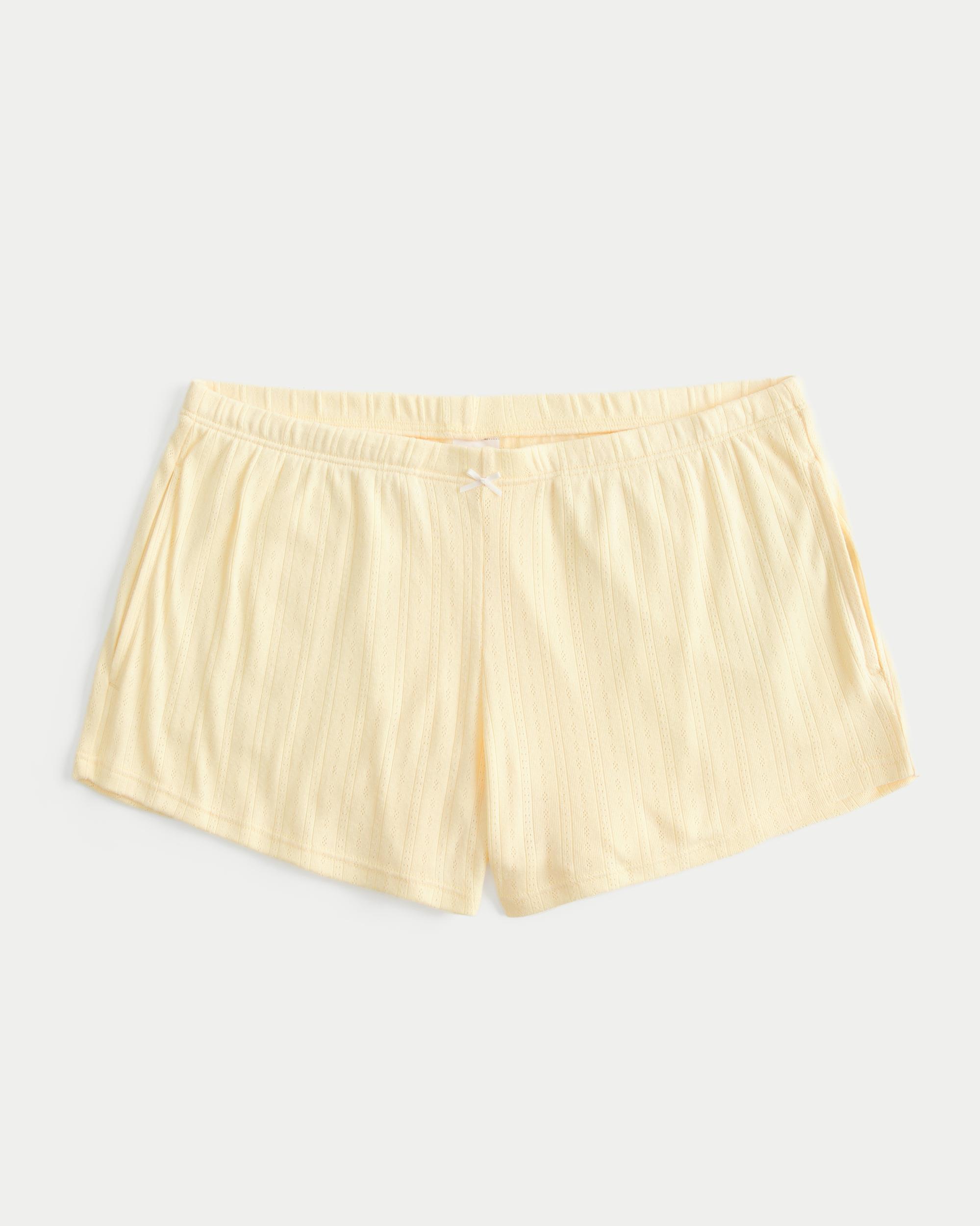 Cozy Pointelle Bow Shortie Product Image